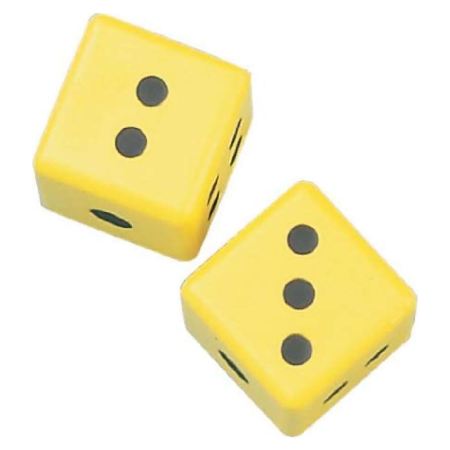 Dados de Espuma Amarillos Champion Sports 3" (Juego de 2)