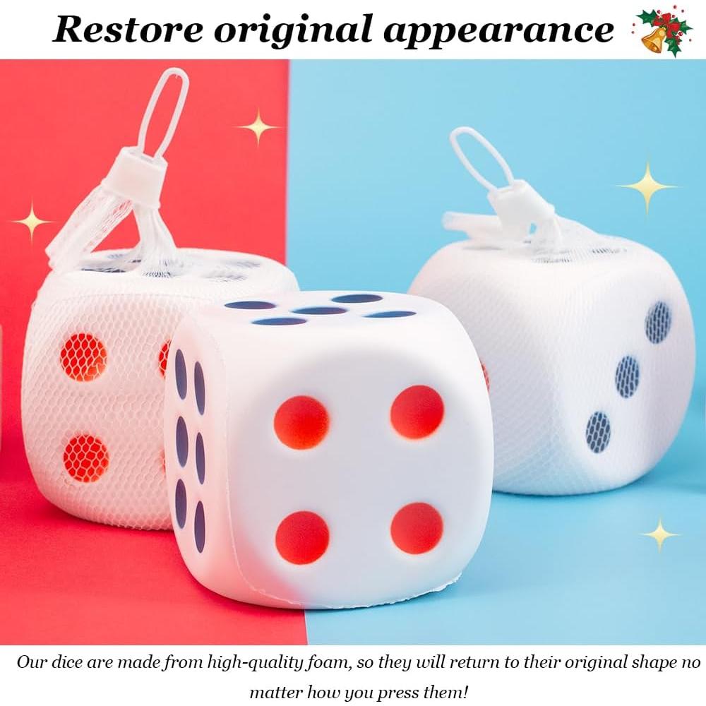 Pelota Antiestrés Dados Grande 8.23 cm - Juguete Educativo