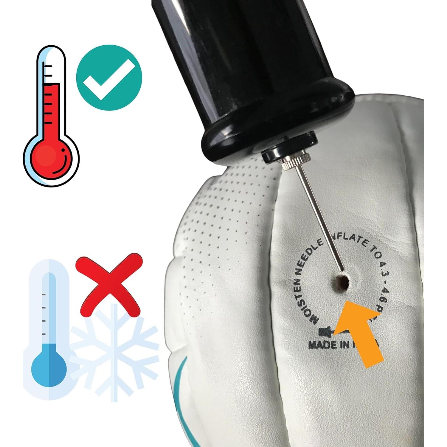 Bomba de aire manual MoveRays para pelotas 20.32 cm PVC