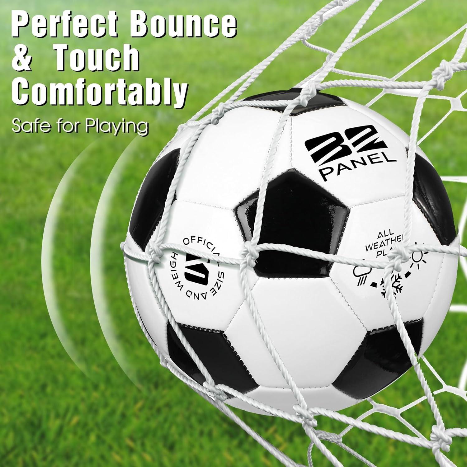 Set 4 Balones de Fútbol Shappy Tamaño 5 con Bomba y Bolsa