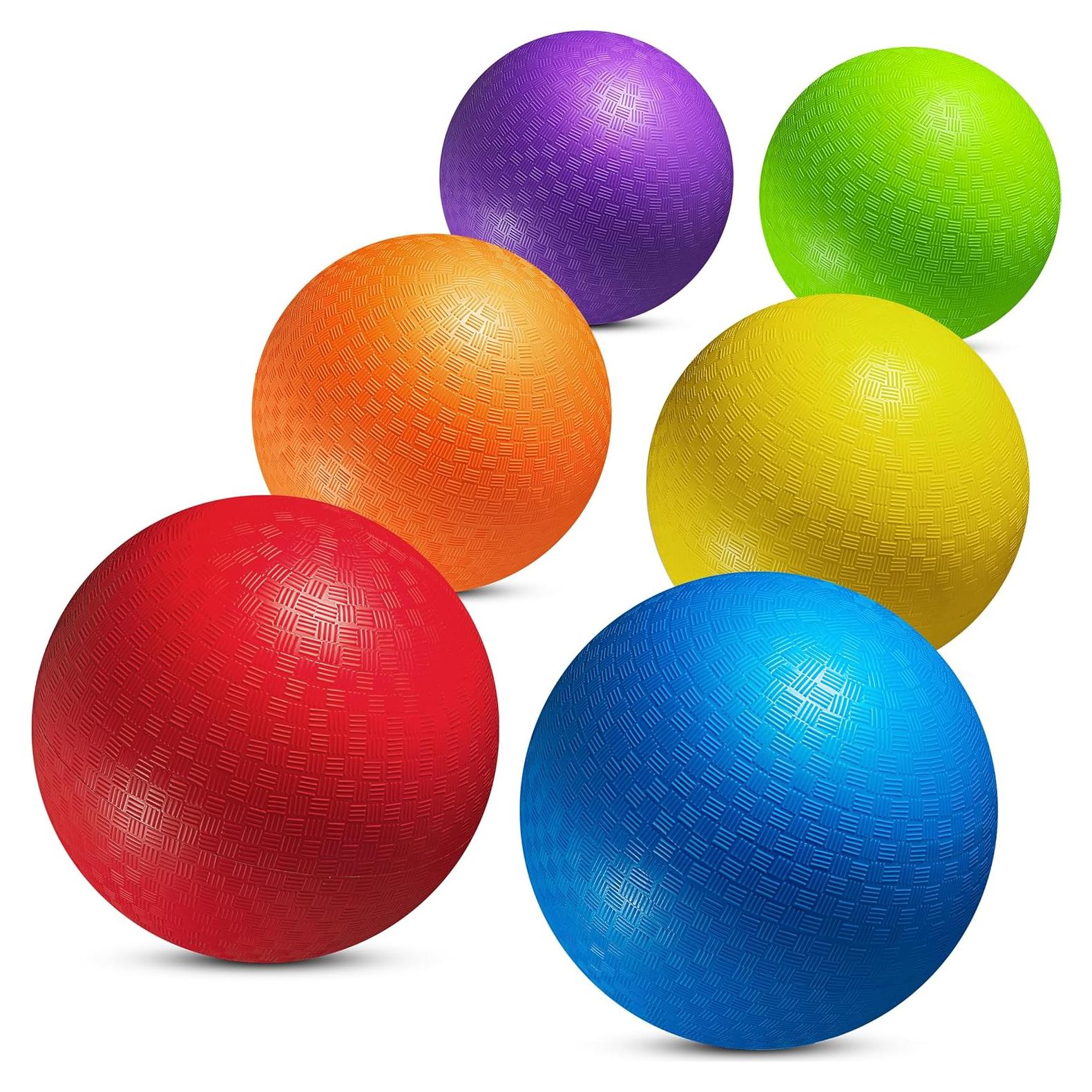 Bolas de Patio Inflables PlayBolt 21.59 cm - Paquete de 6