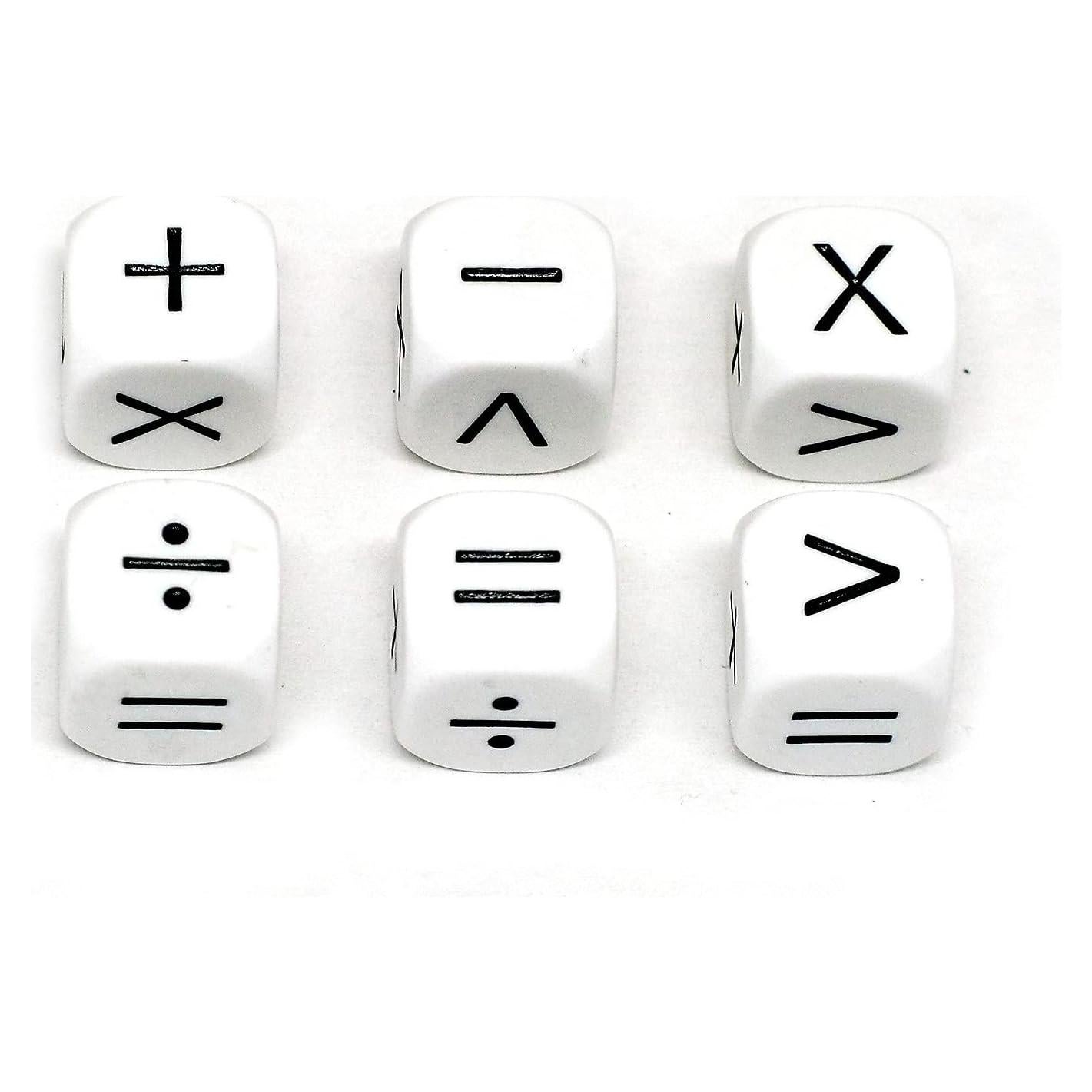 Dados de Operadores Matemáticos Koplow 16mm Multicolor