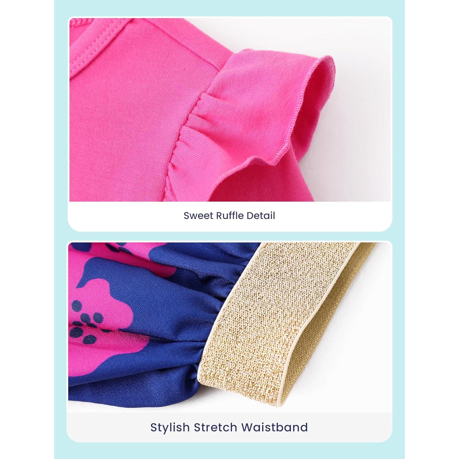 Conjunto Falda Peppa Pig Niña 2T Rosa Fucsia Manga Larga