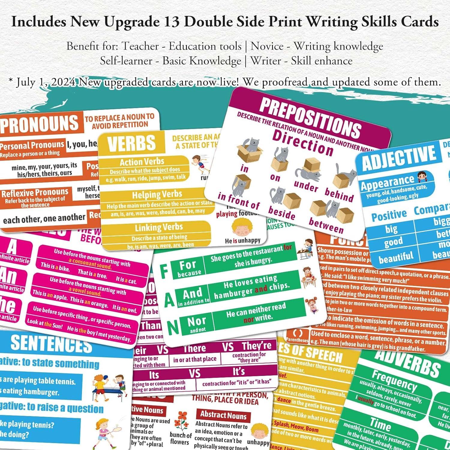 Juego de Dados de Escritura Garybank - 9 Cubos + 13 Tarjetas