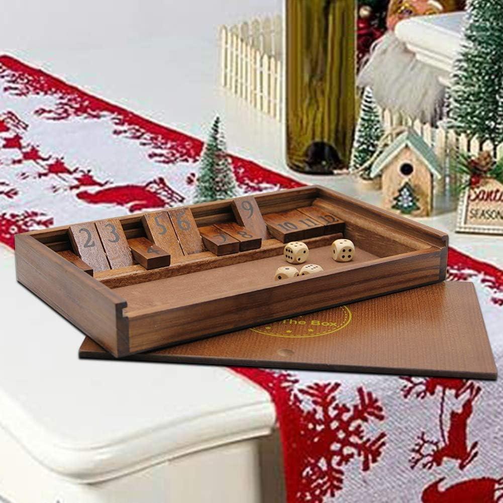 Juego de Mesa Cierra La Caja Juegoal de Madera 12 Números
