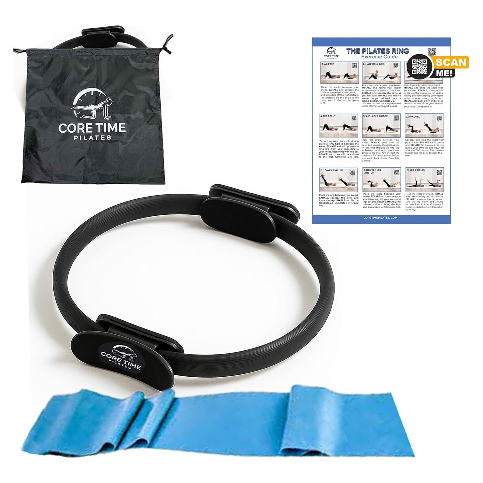Anillo de Pilates Core Time 35.56 cm con Banda de Resistencia