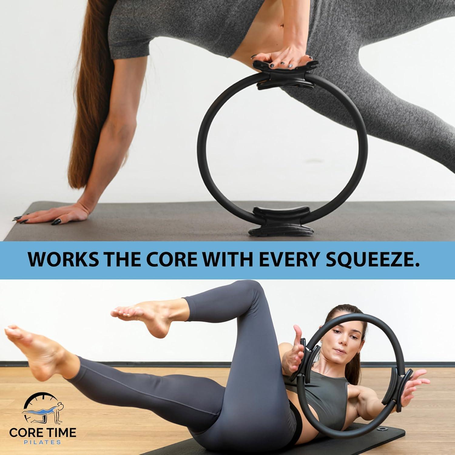 Anillo de Pilates Core Time 35.56 cm con Banda de Resistencia
