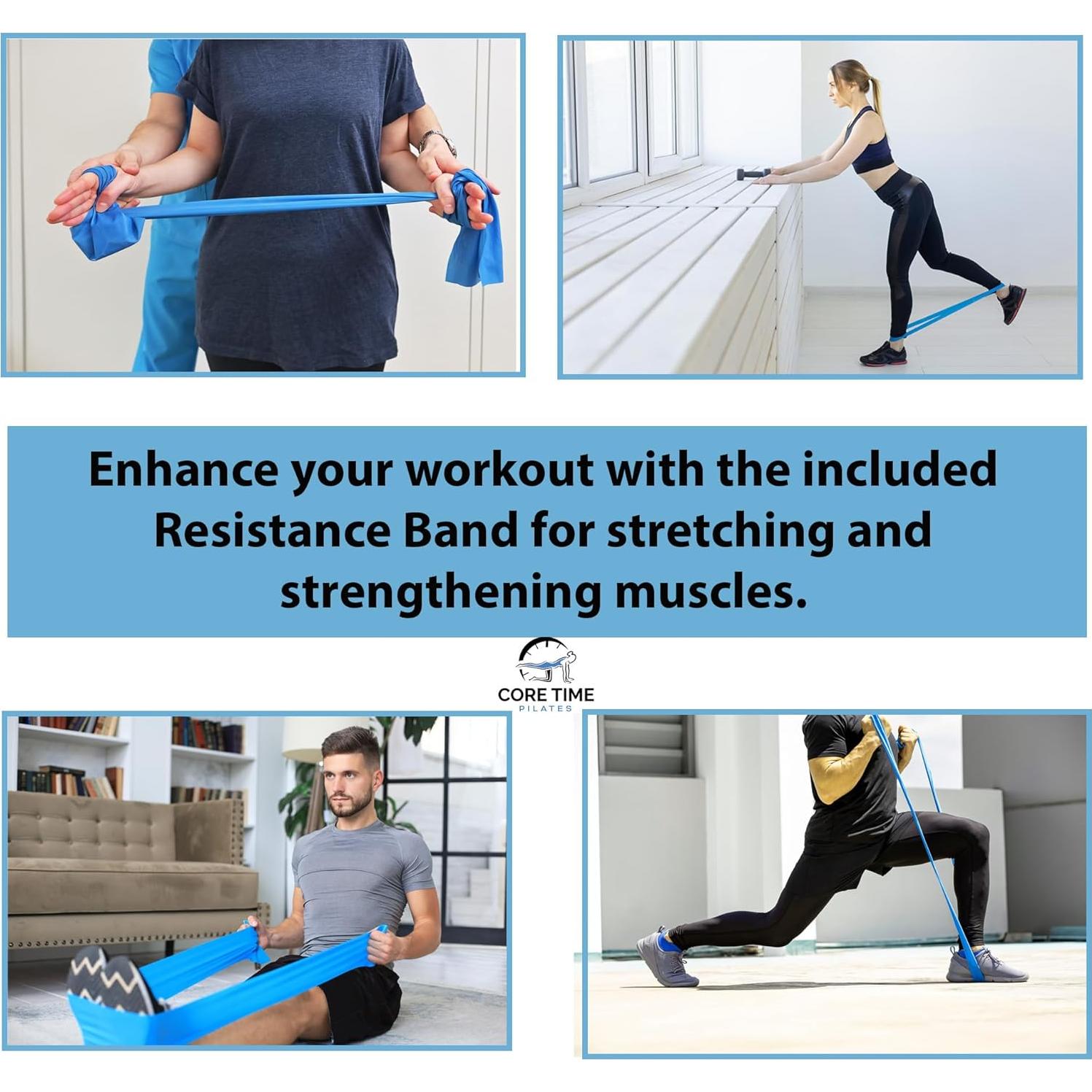 Anillo de Pilates Core Time 35.56 cm con Banda de Resistencia