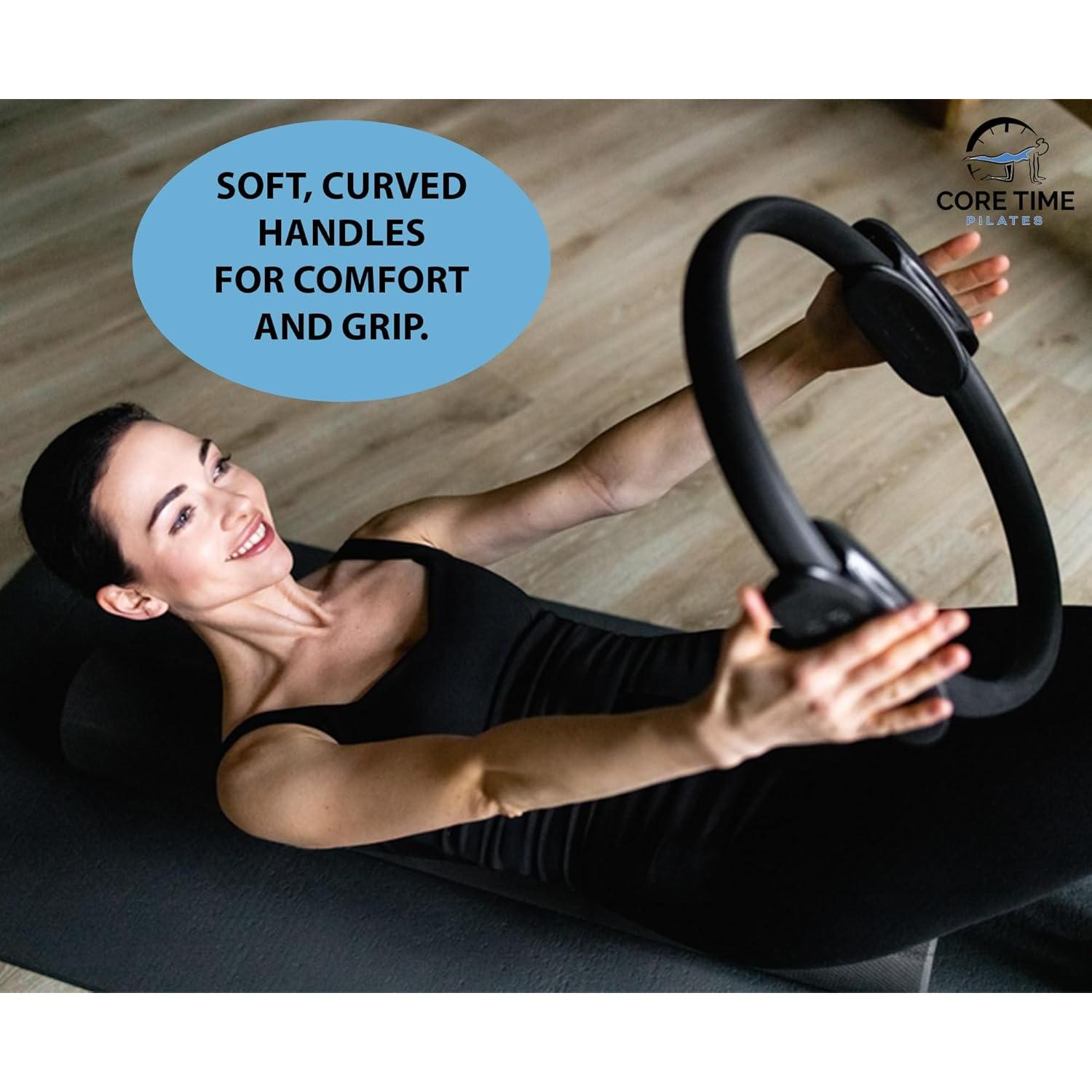 Anillo de Pilates Core Time 35.56 cm con Banda de Resistencia