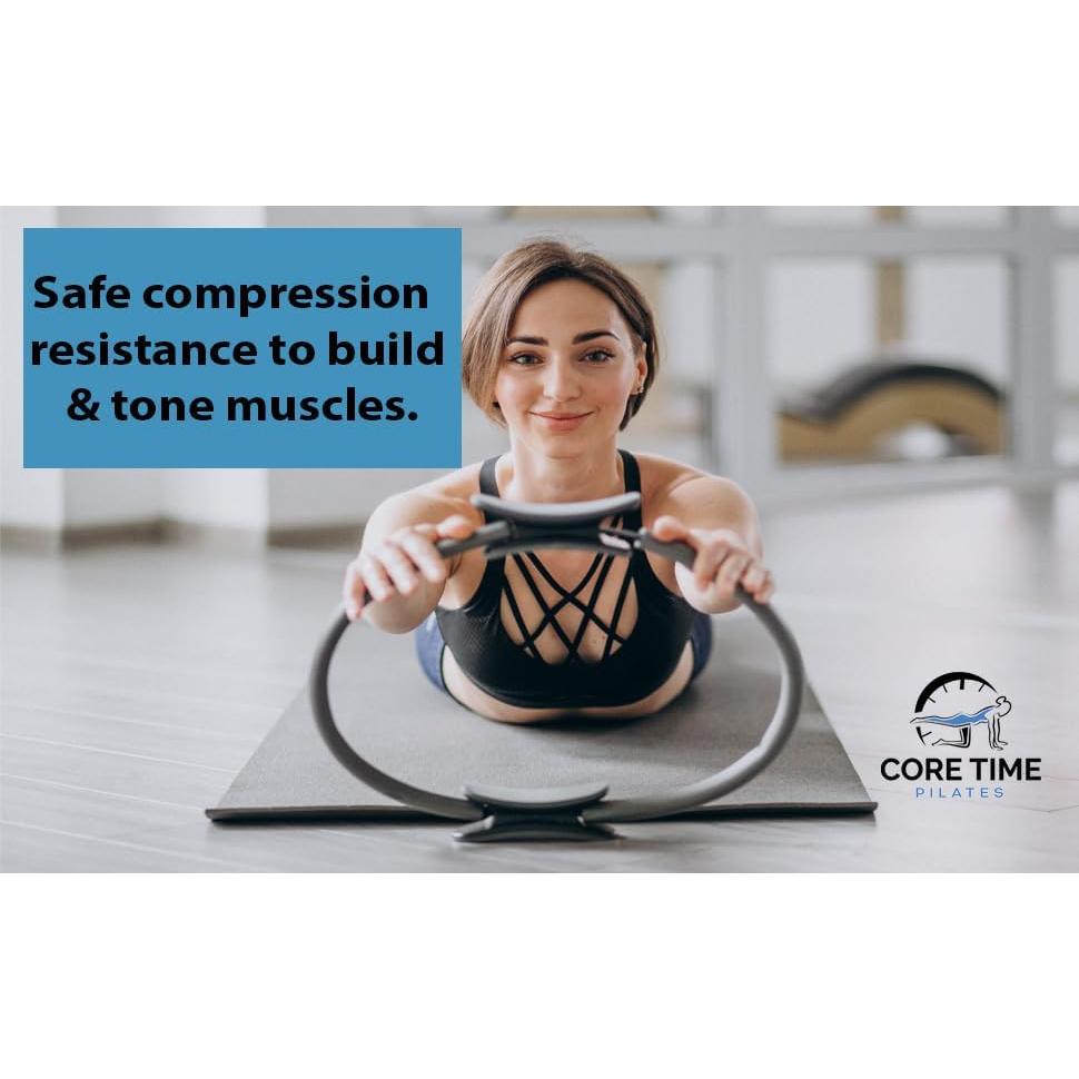 Anillo de Pilates Core Time 35.56 cm con Banda de Resistencia