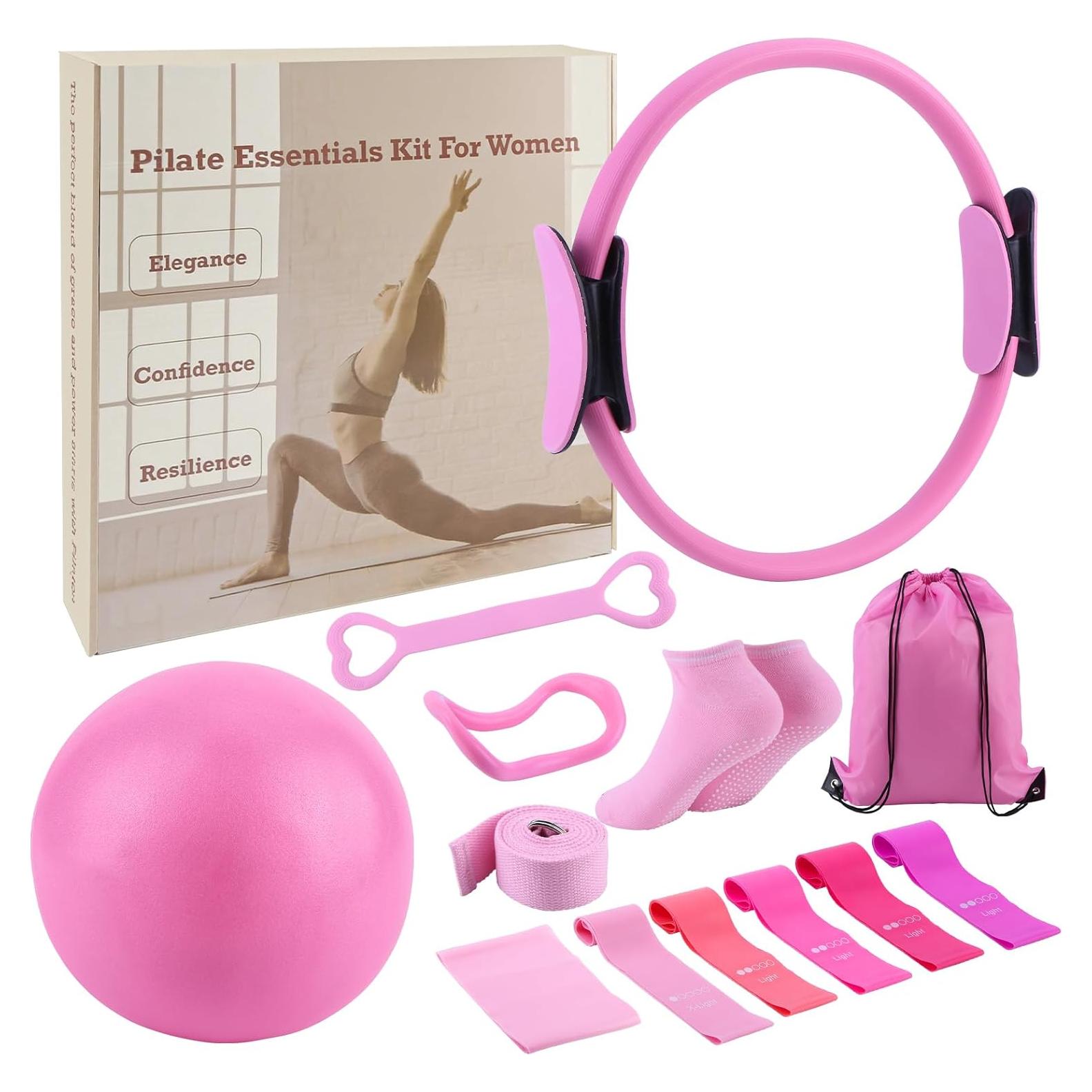 Kit de Pilates ASIEIT 13 Piezas para Entrenamiento en Casa