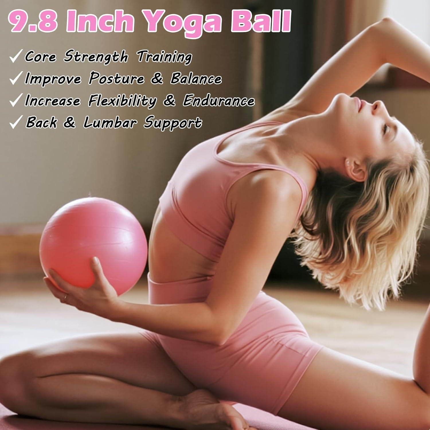 Kit de Pilates VIOXIA - Anillo 35.56 cm, Pelota 24.89 cm