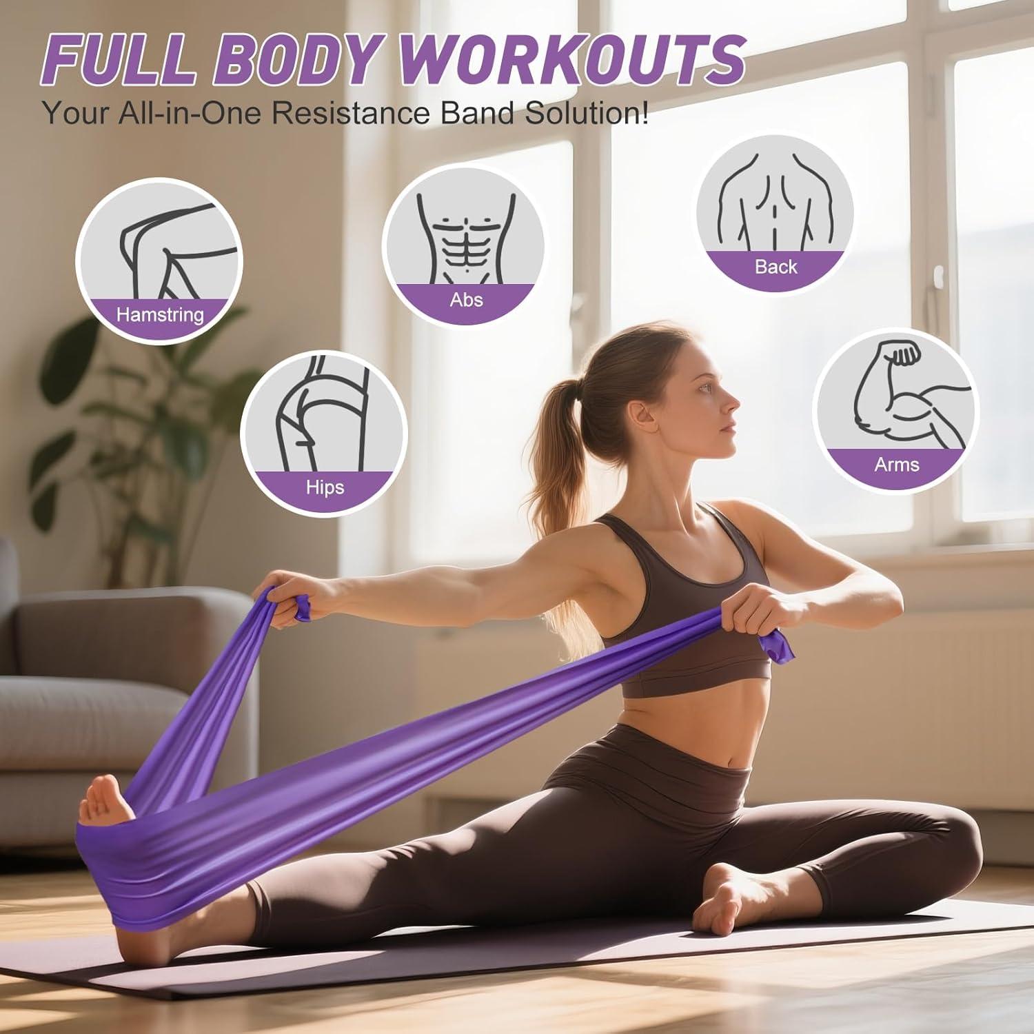 Kit de Pilates en Casa XiaoKJ con Anillo 35.56 cm y Bandas
