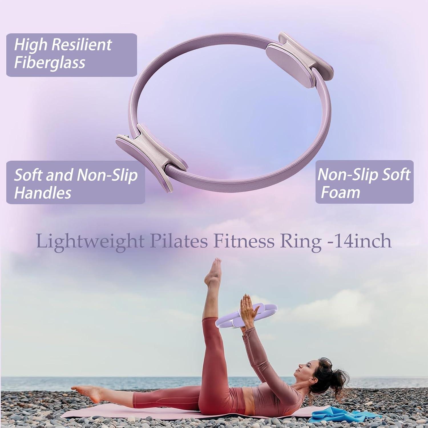 Kit de Anillo de Pilates Gtzzot 13 Piezas para Entrenamiento