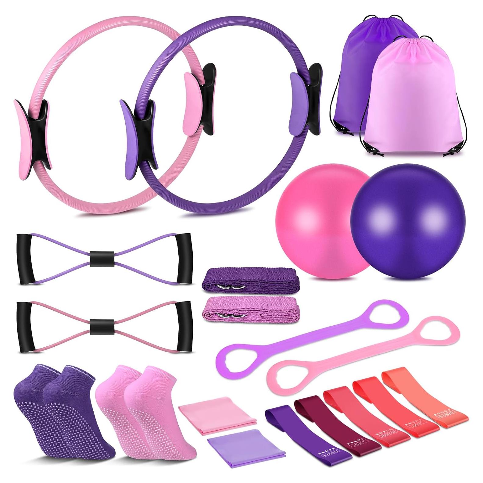 Conjunto de Pilates STORRVOL 21 Piezas para Entrenamiento en Casa