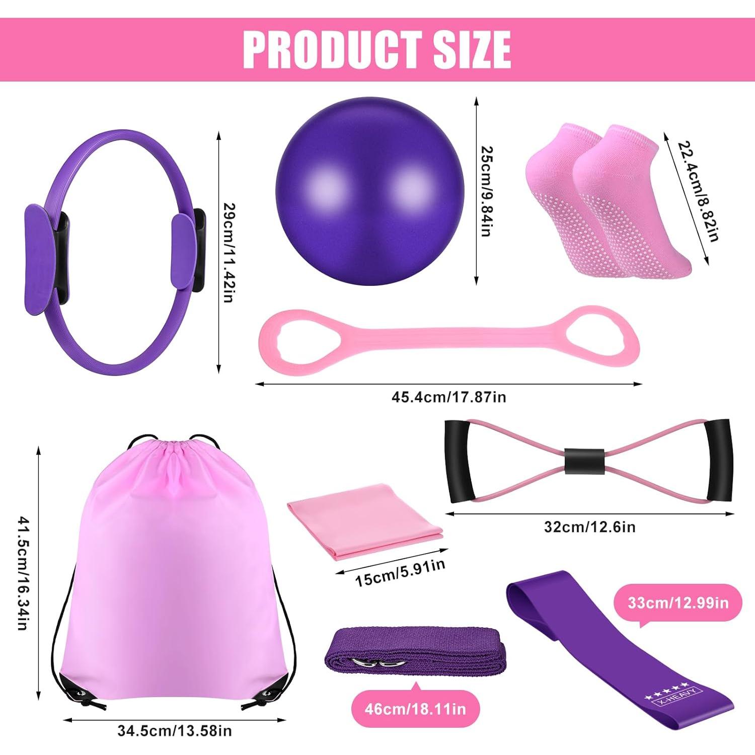 Conjunto de Pilates STORRVOL 21 Piezas para Entrenamiento en Casa