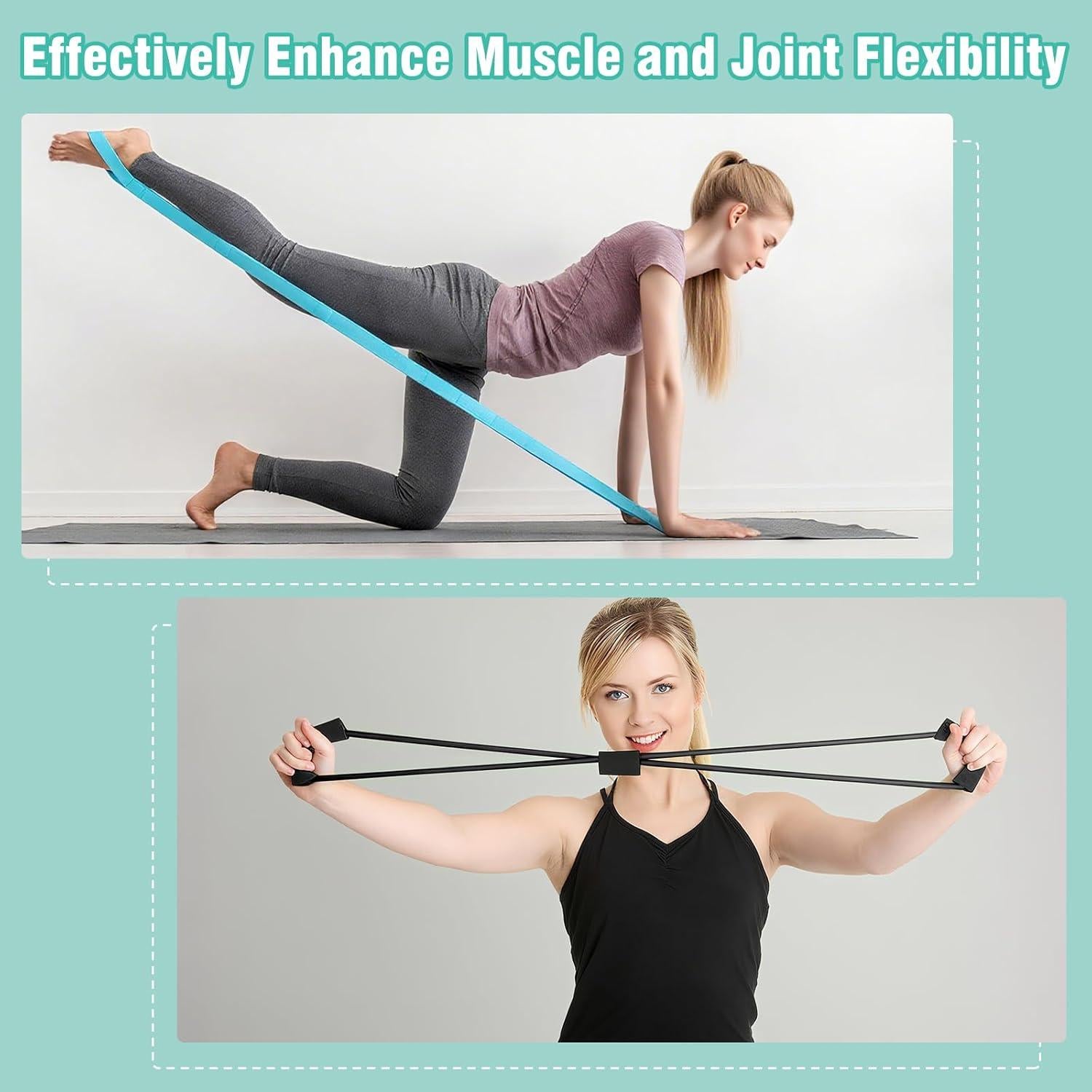 Kit de Pilates Muuruu con Anillo 35.56 cm y Pesas 0.45 kg