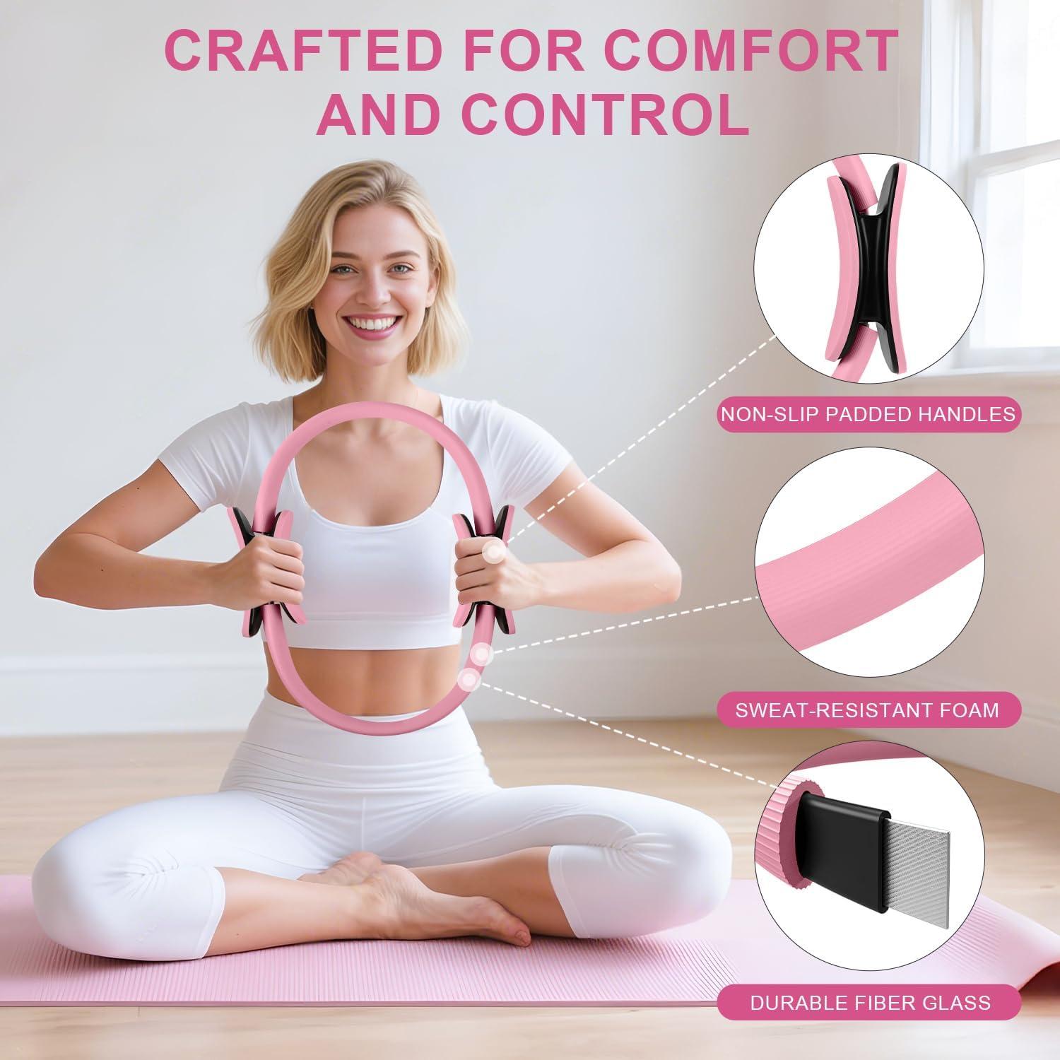 Kit de Pilates NITMTYOU QC001P - 14 Accesorios para Entrenamiento en Casa