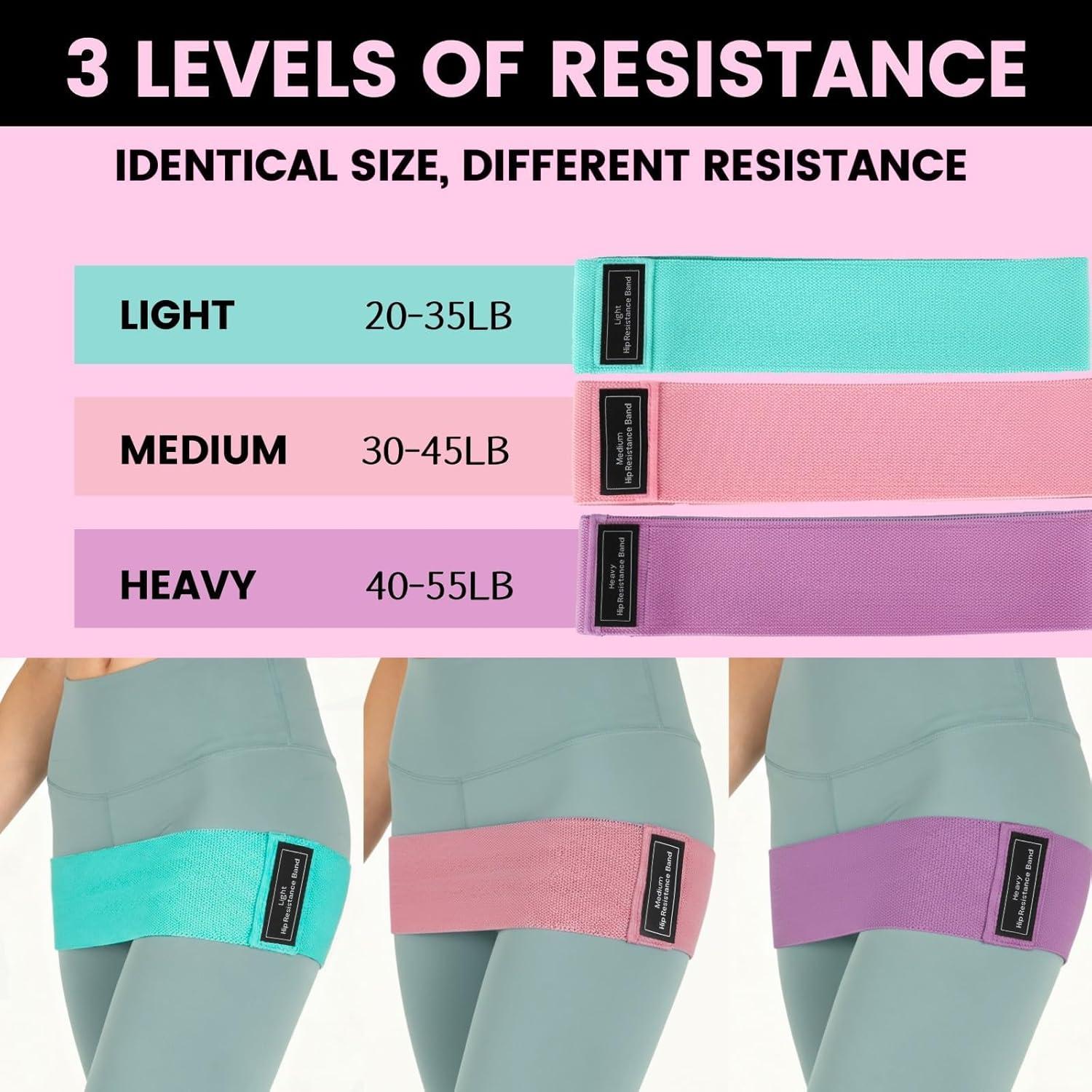 Kit de Pilates TREKONPEAK Rosa - 8 Piezas, Esterilla y Bandas