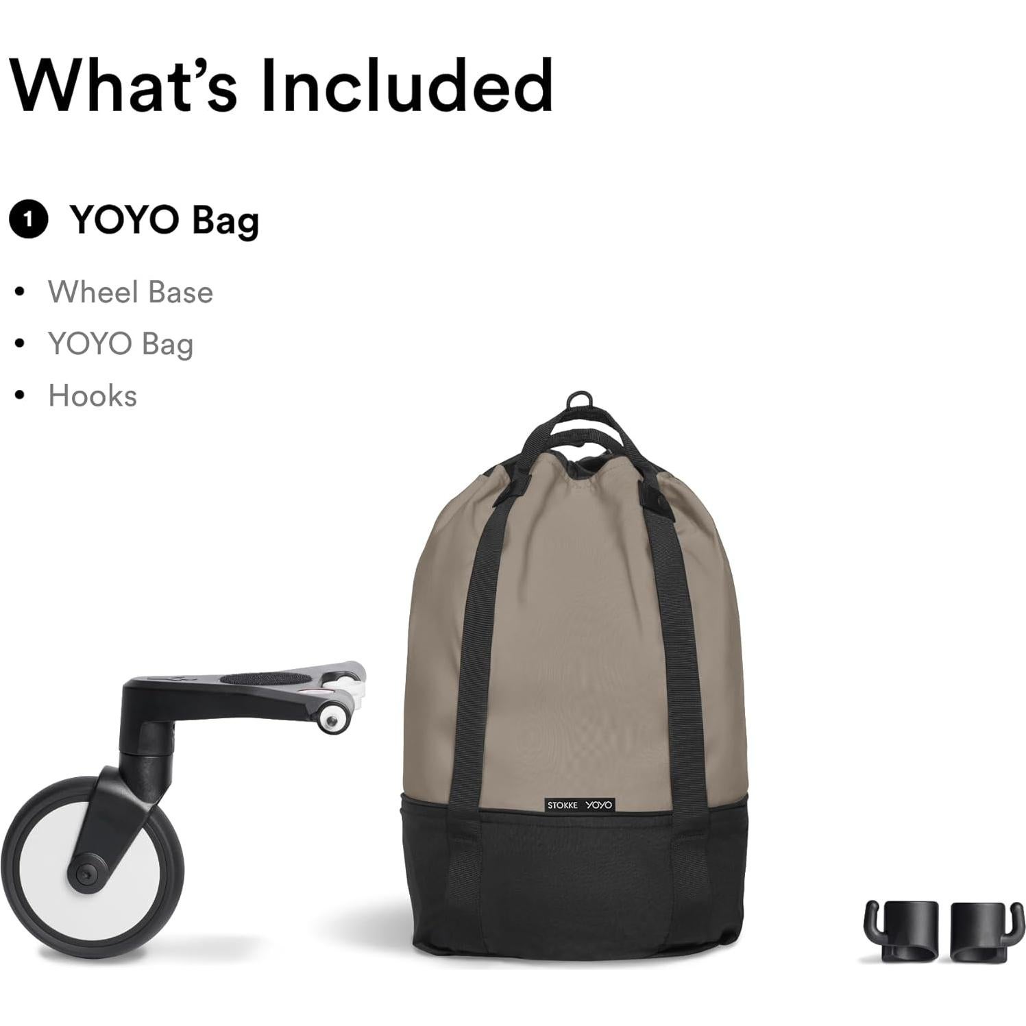 Bolsa de Almacenamiento Stokke YOYO3 Taupe - 10 kg Capacidad