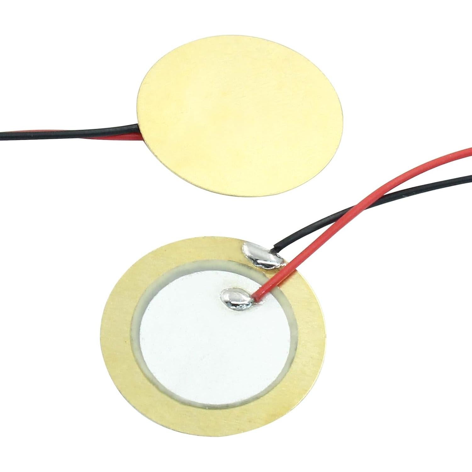 20 Discos Piezoeléctricos 20mm Zorfeter con Cables de 10cm