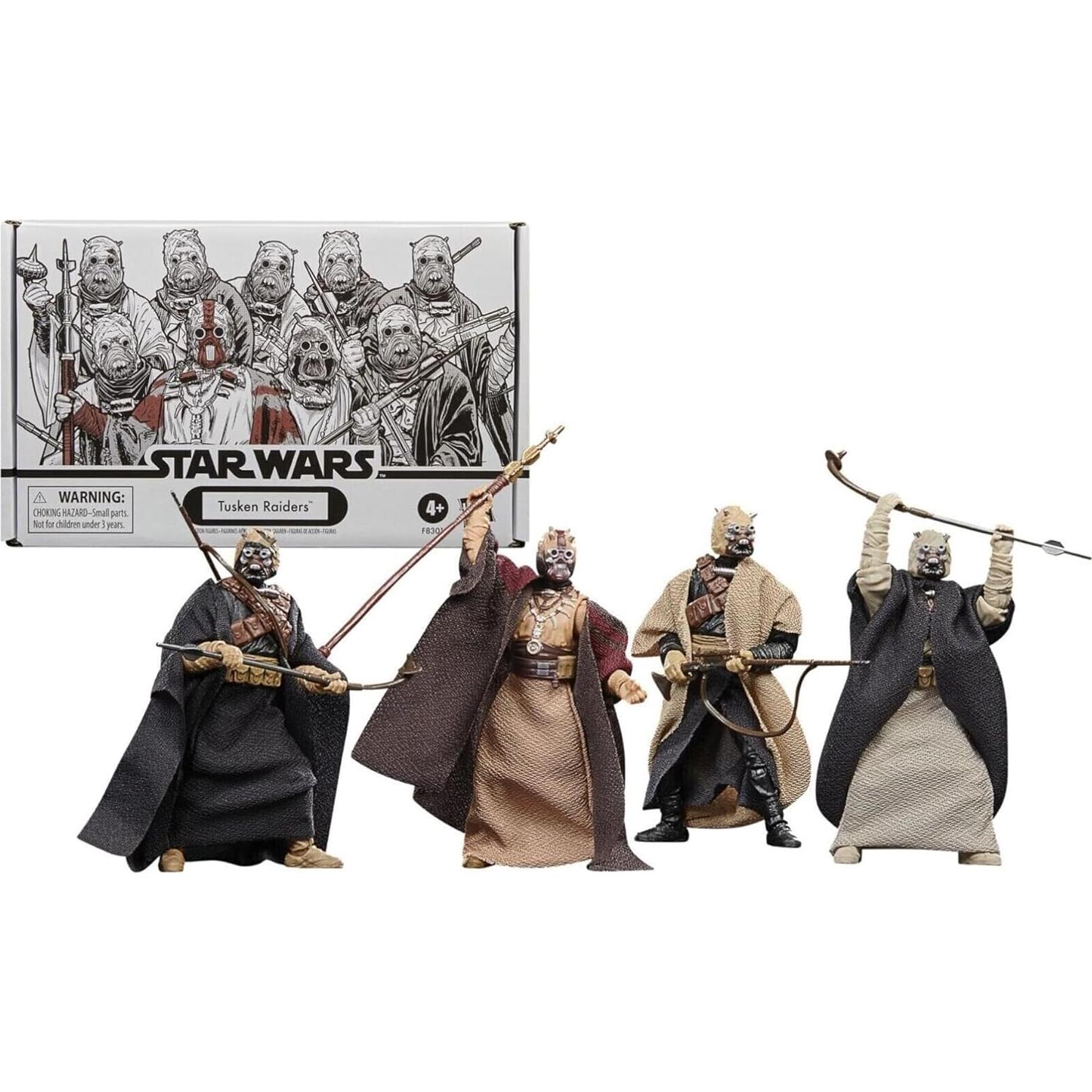 Figuras de Acción Star Wars Raiders Tusken 4-Pack 3.75"