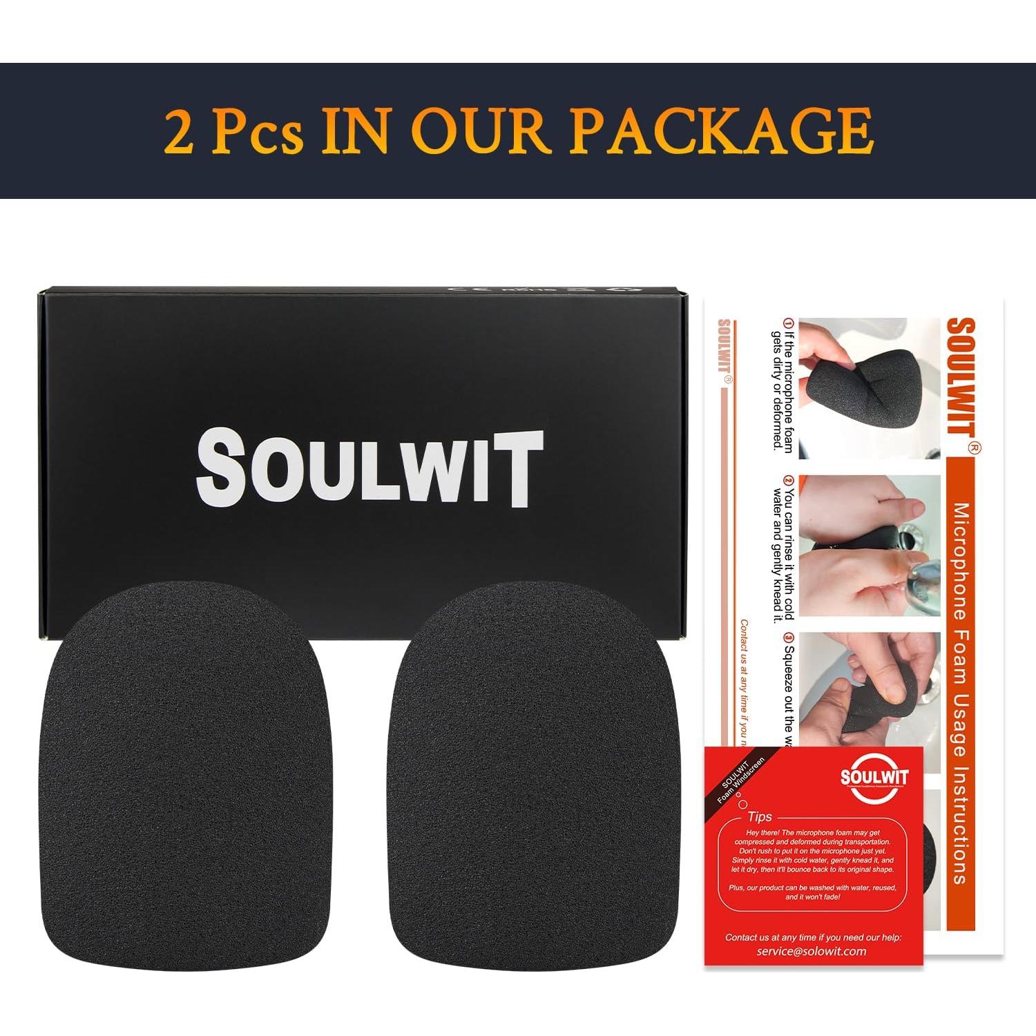 Filtros Pop SOULWIT para Micrófonos Seiren V3 Chroma USB - 2 Pcs