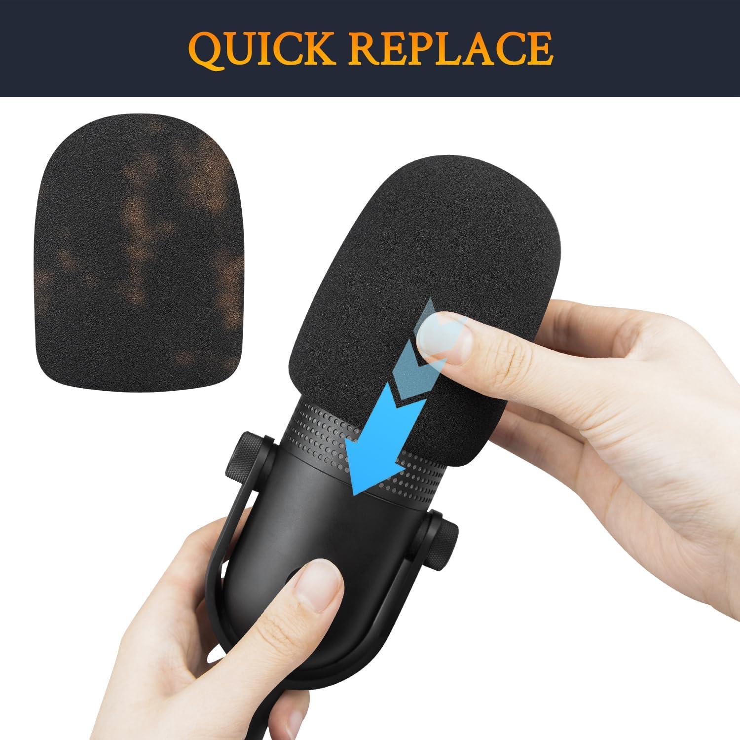 Filtros Pop SOULWIT para Micrófonos Seiren V3 Chroma USB - 2 Pcs