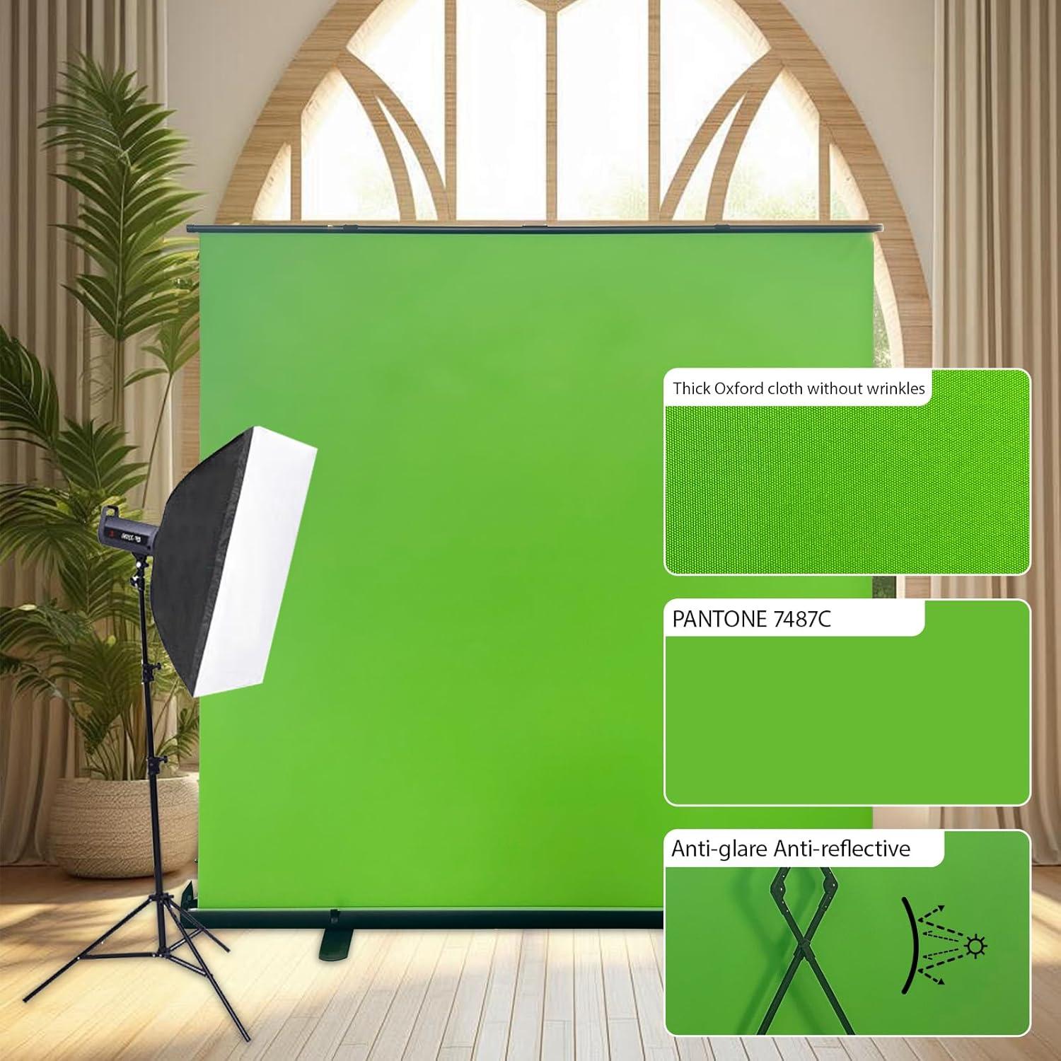 Pantalla Verde Colapsable LIHONG 200x210cm Chroma Key