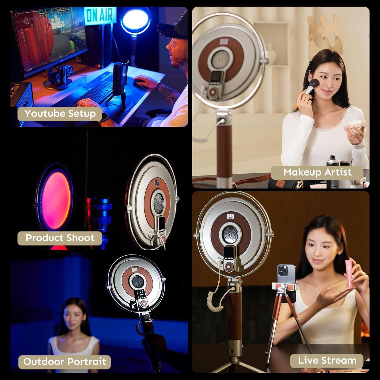 Harlowe Sol 40W Panel LED Bi-Color 24cm con Control Remoto