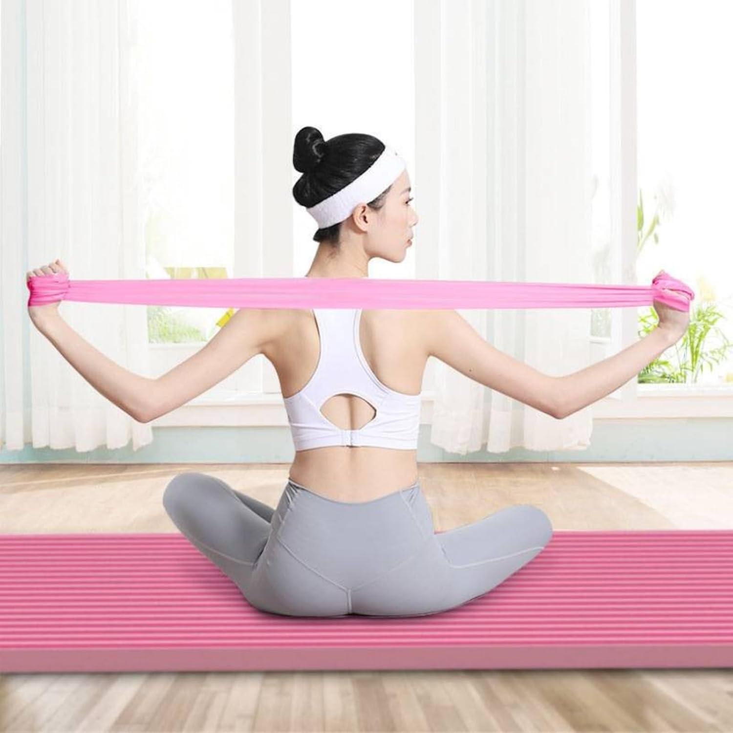 Conjunto de Pilates y Yoga Roenae con 5 Accesorios Morado