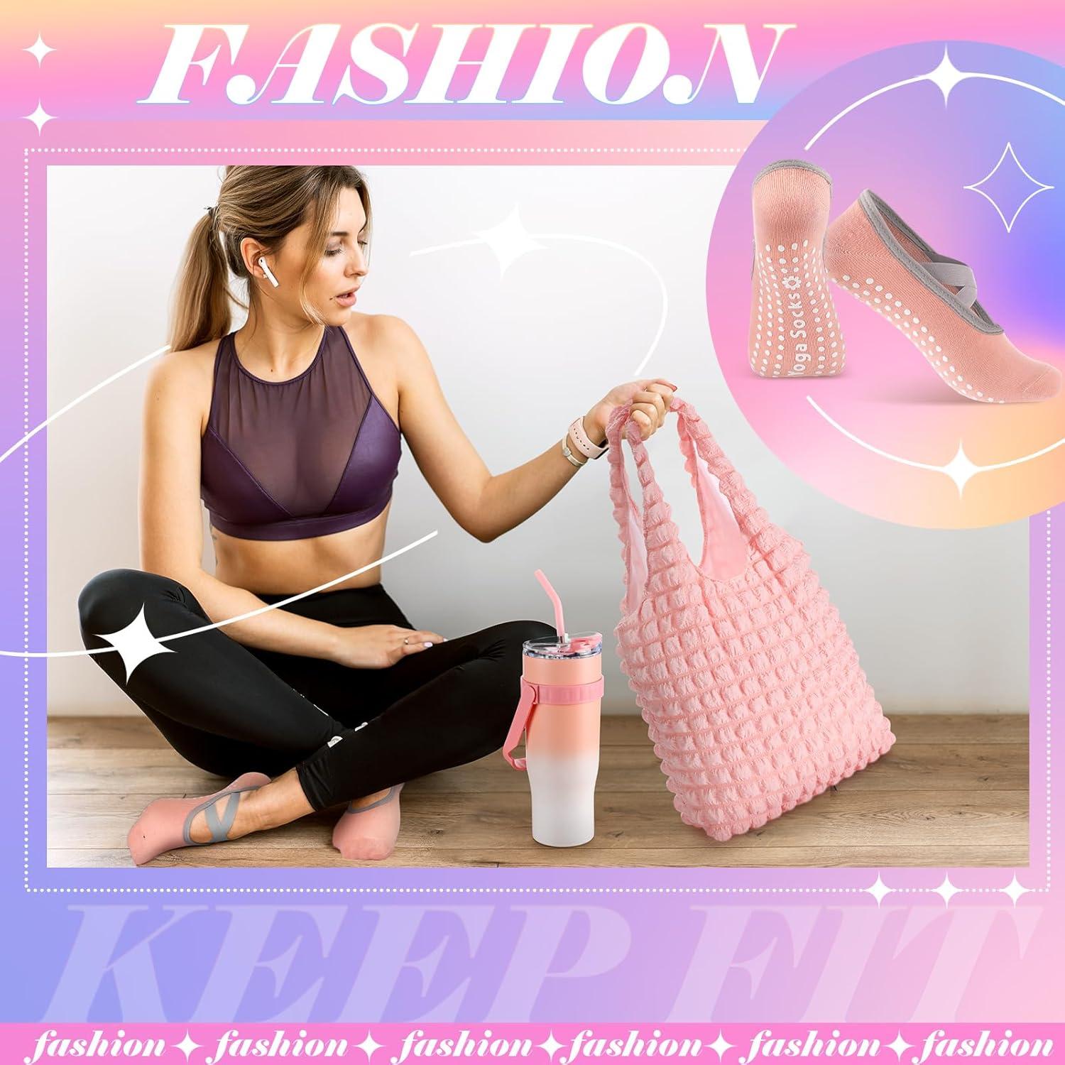 Kit de Pilates Poen 7 Pcs Rosa para Entrenamiento en Casa