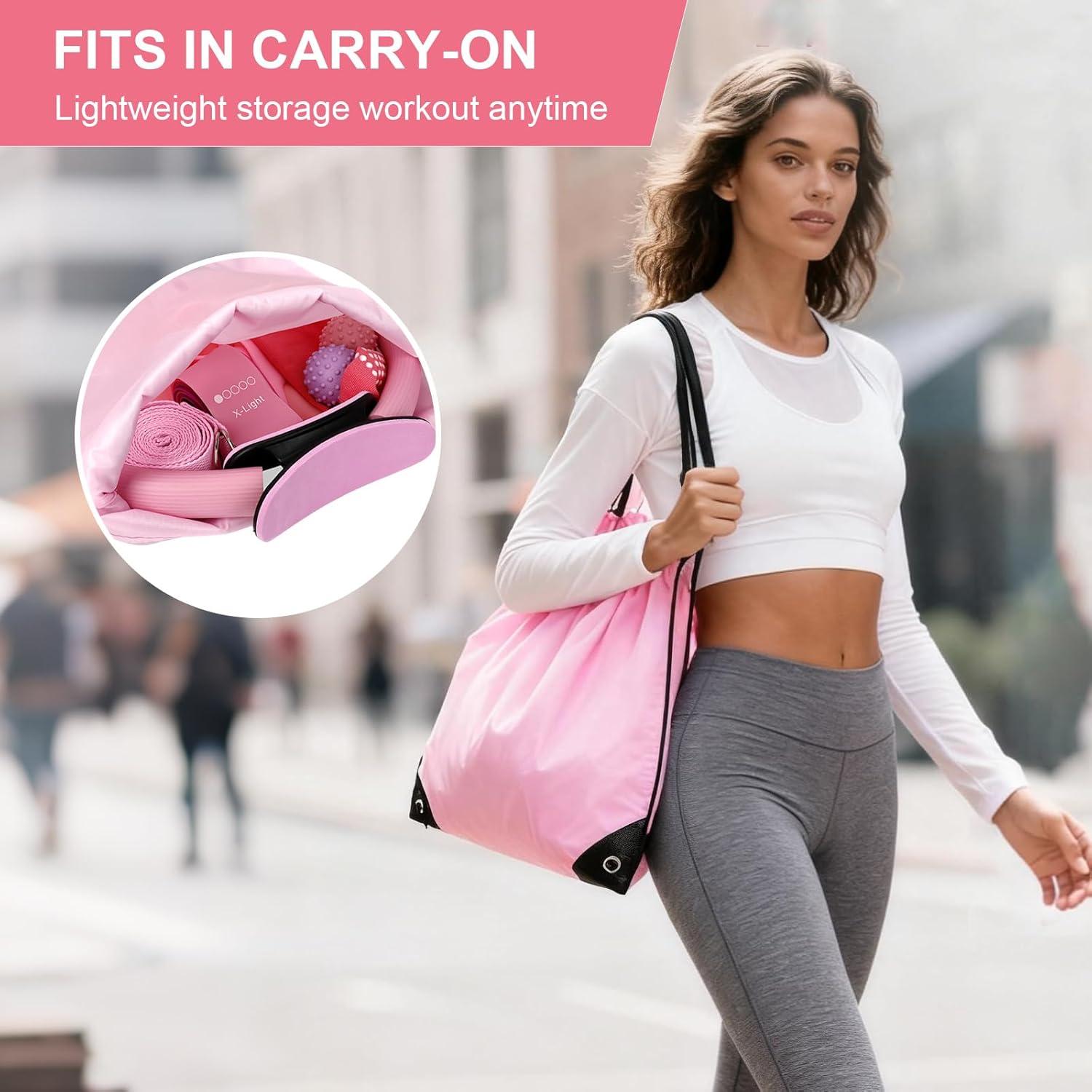 Kit de Pilates BYYNNE para Mujeres - 14 Piezas con Anillo y Pelota