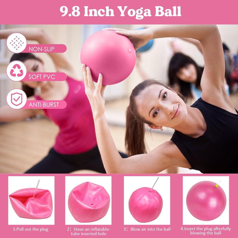 Kit de Pilates 13 Piezas Karltion - Anillo, Bandas y Pelota