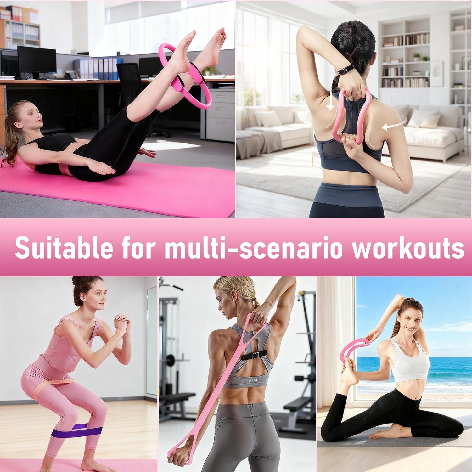 Kit de Pilates YOUCHENGZHIFAN ElaraFit - 13 Piezas para Mujeres