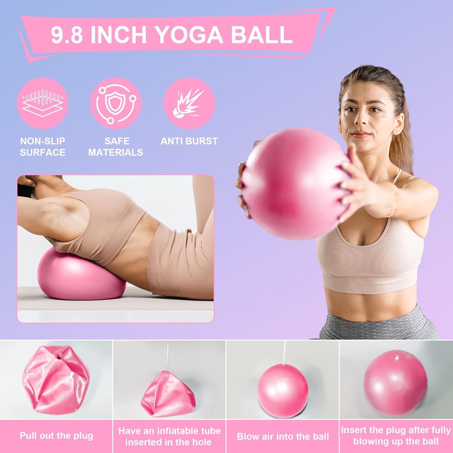 Kit de Pilates Esencial Speciarose 18 Piezas Rosa