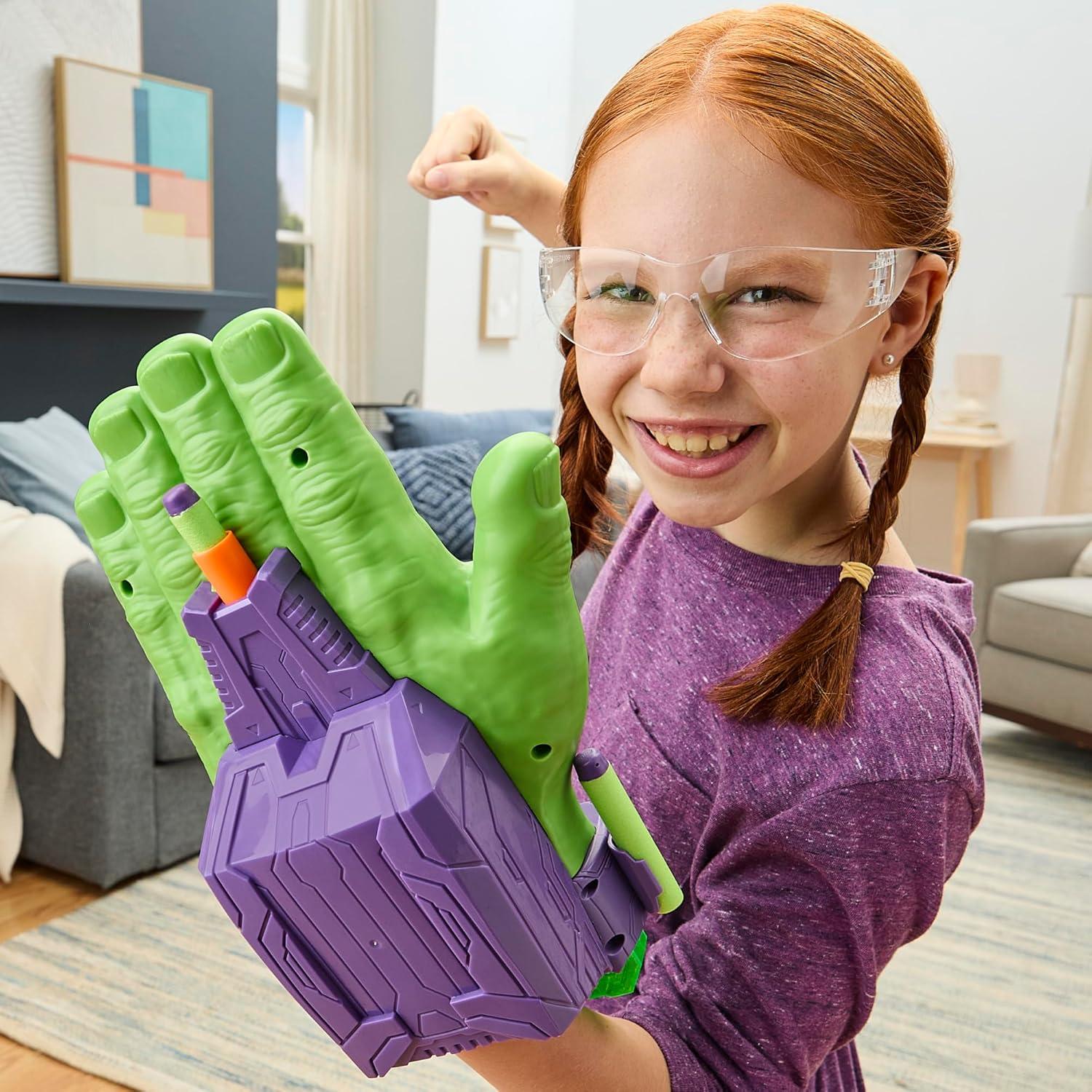 Blaster Hulk Thunderclap NERF Hasbro con 3 Dardos