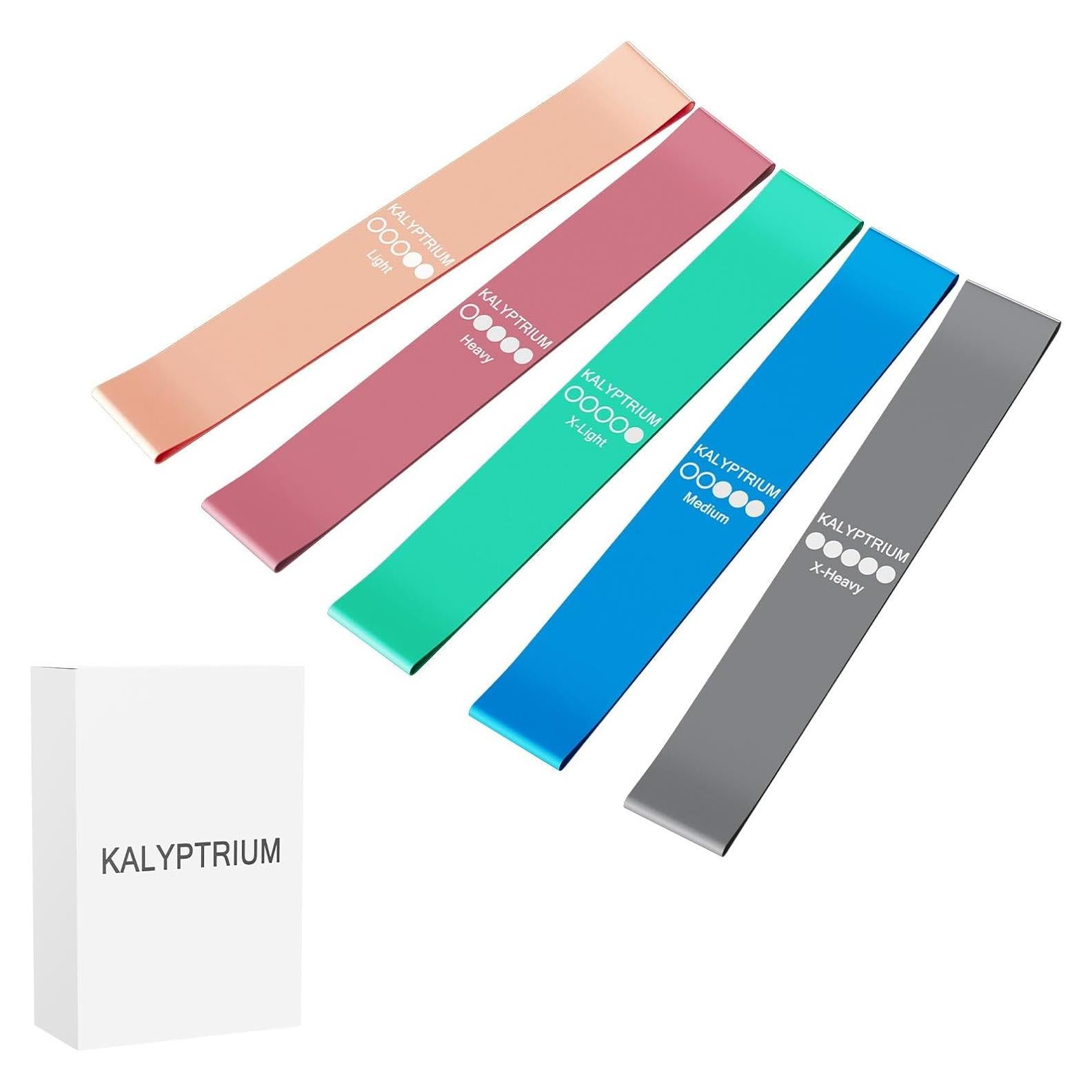 Juego de Bandas de Resistencia KALYPTRIUM 5 Niveles con Bolsa