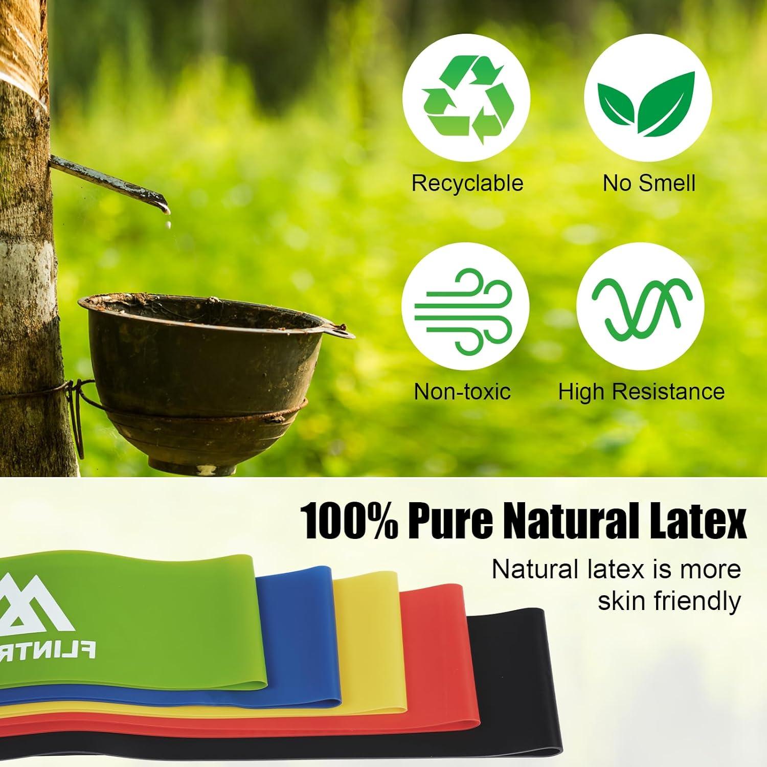 Conjunto de Bandas de Resistencia Flintonic 5 Niveles para Fitness