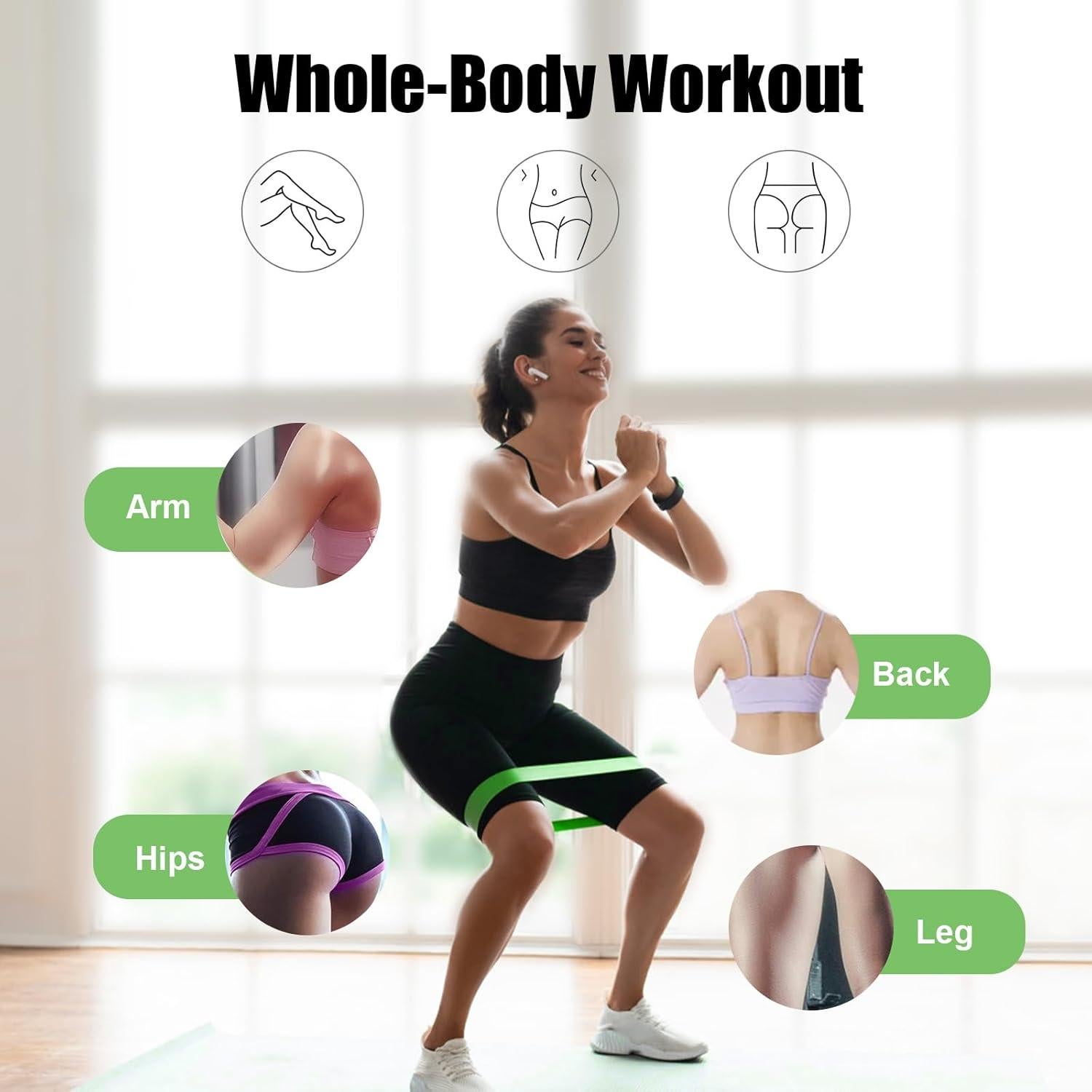 Conjunto de Bandas de Resistencia Flintonic 5 Niveles para Fitness