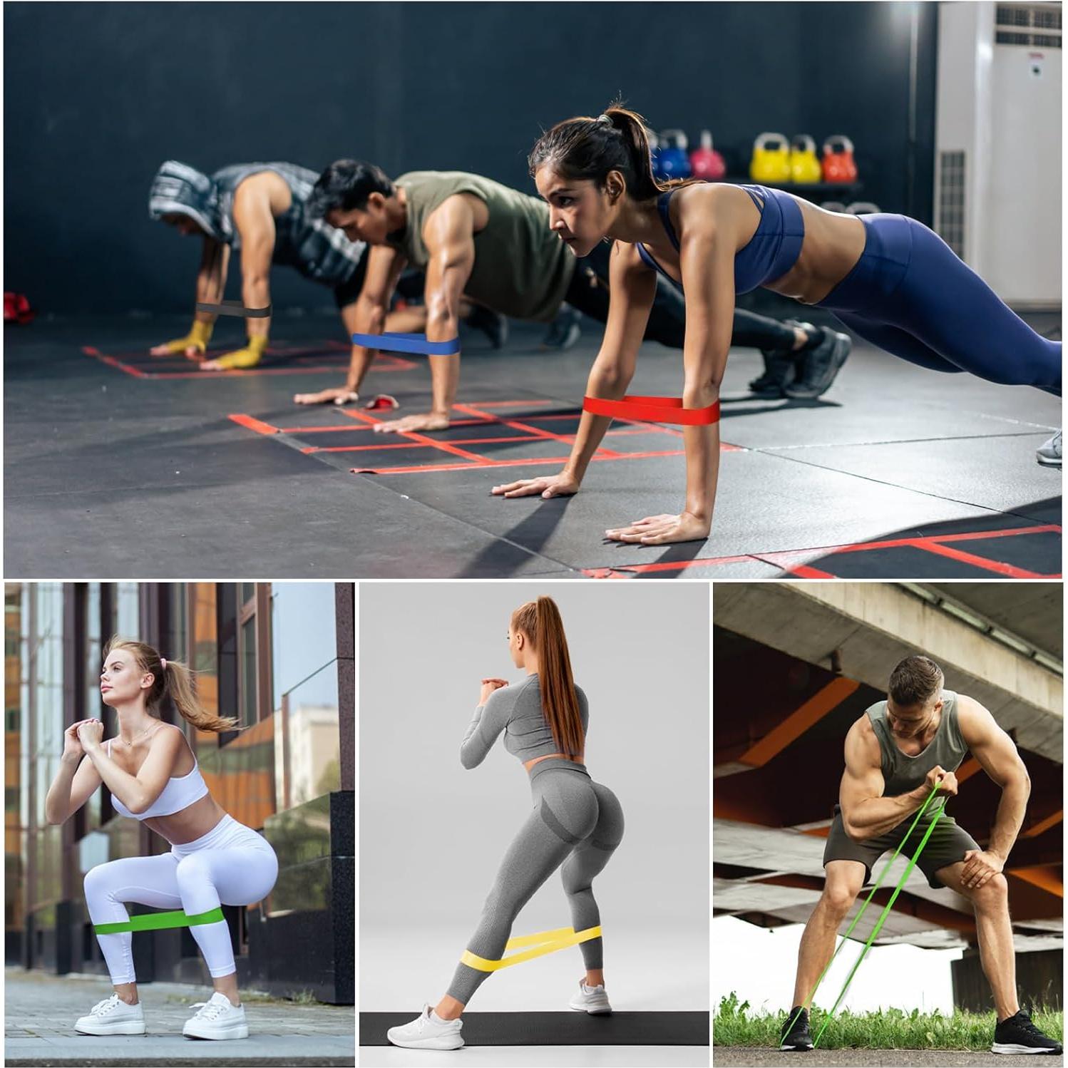 Conjunto de Bandas de Resistencia Flintonic 5 Niveles para Fitness