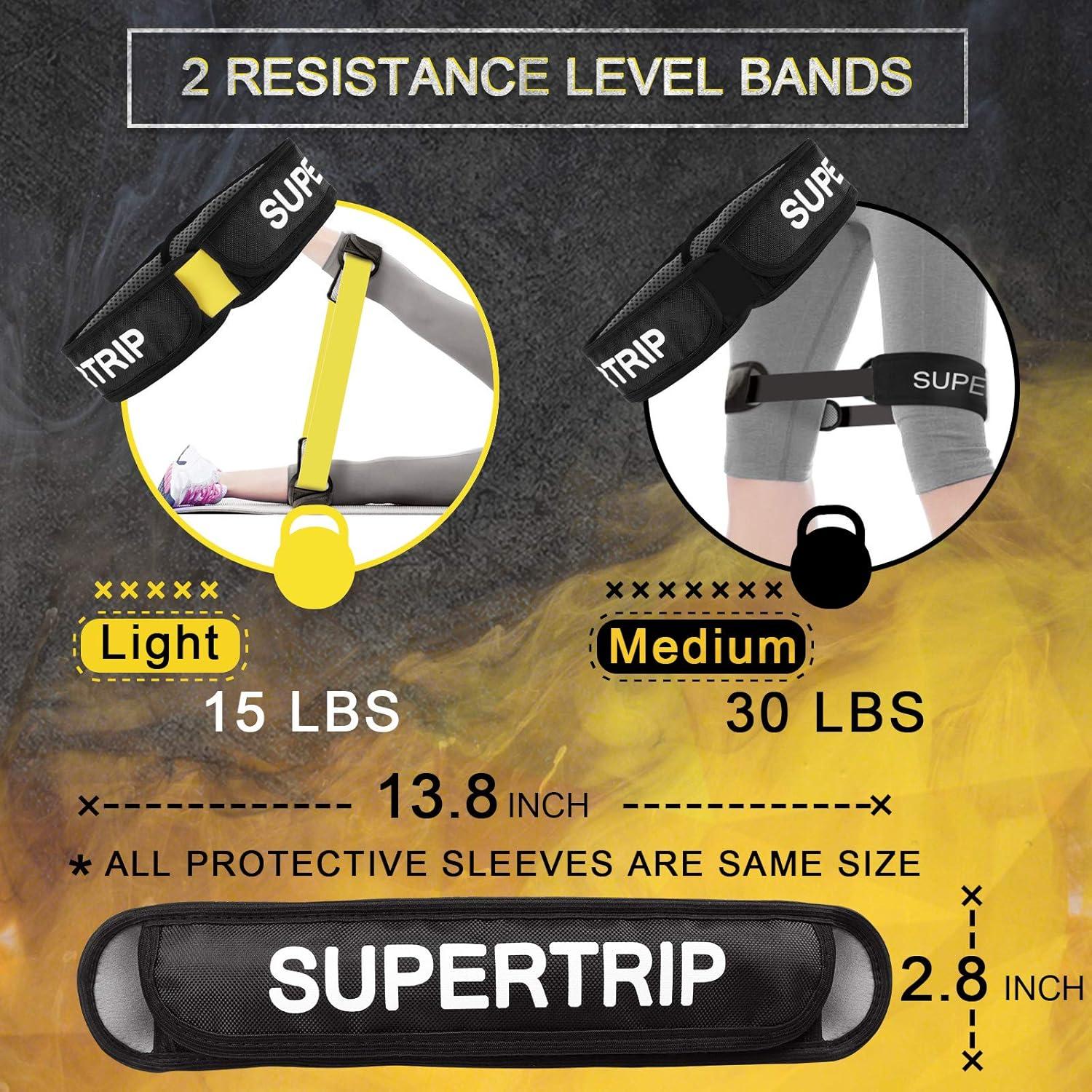 Bandas de Resistencia Supertrip con Mangas Protectores 2 Pzas