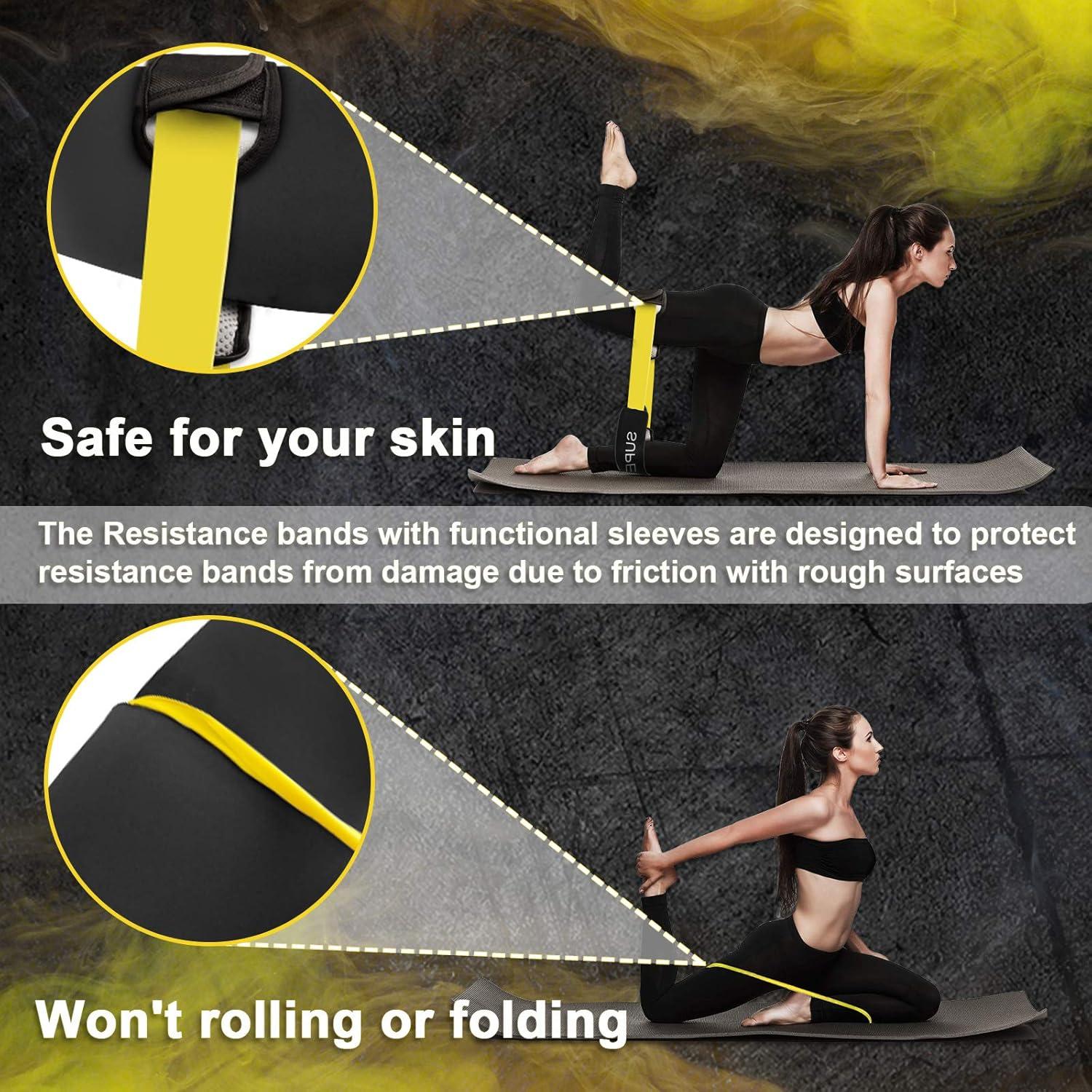 Bandas de Resistencia Supertrip con Mangas Protectores 2 Pzas