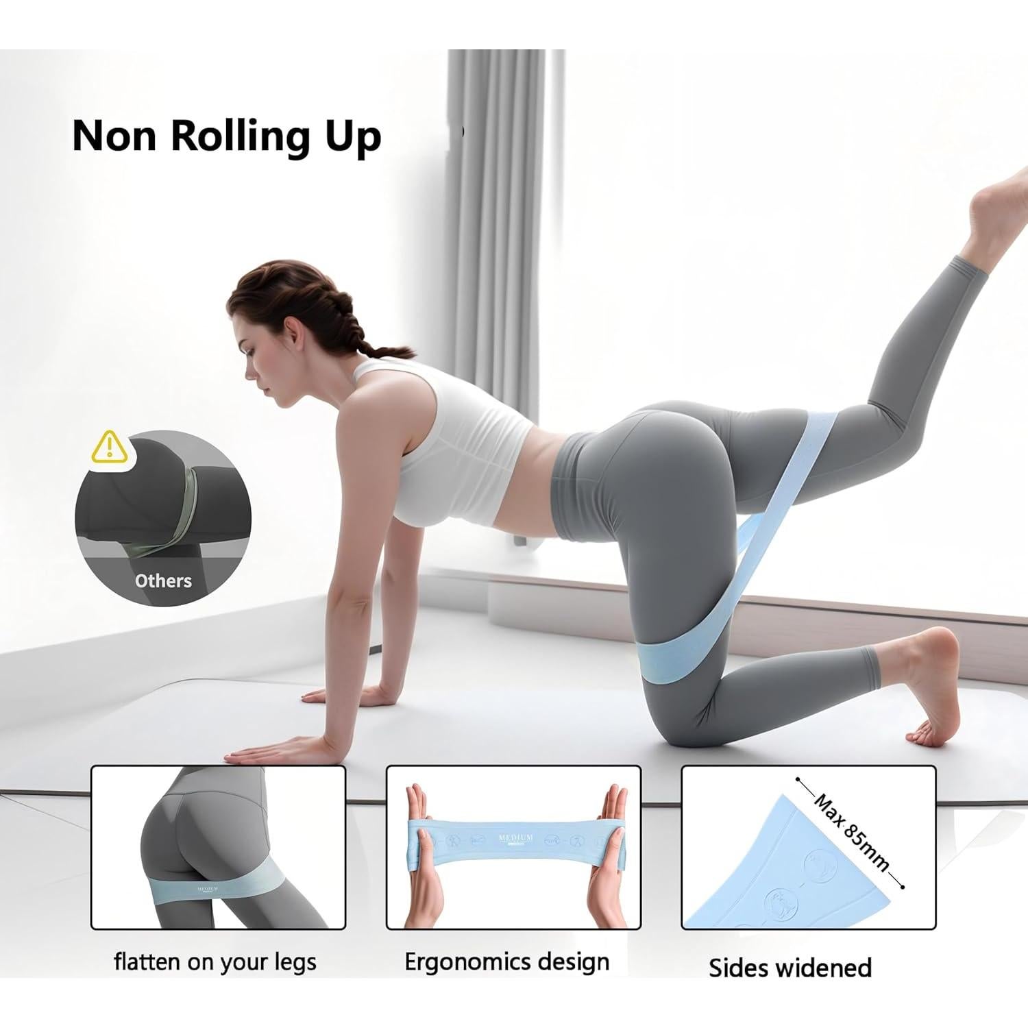 Bandas de Resistencia PROIRON de Silicona para Ejercicio - 3 Unidades