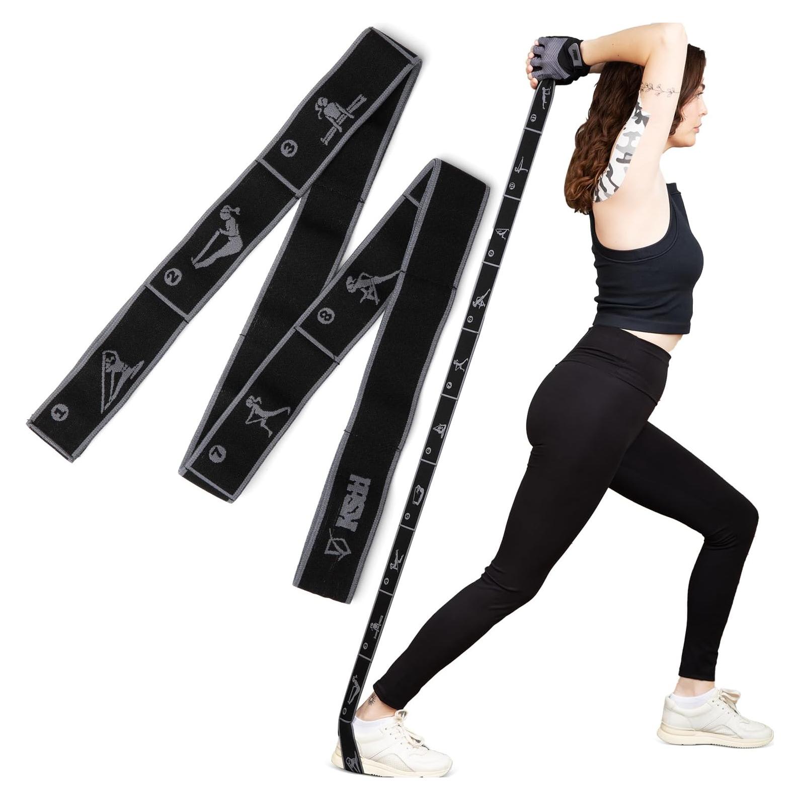 Correa de Estiramiento KSDD 11 Bucles - Banda Elástica para Yoga