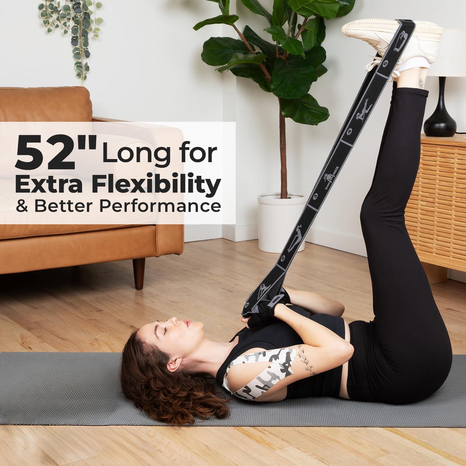 Correa de Estiramiento KSDD 11 Bucles - Banda Elástica para Yoga