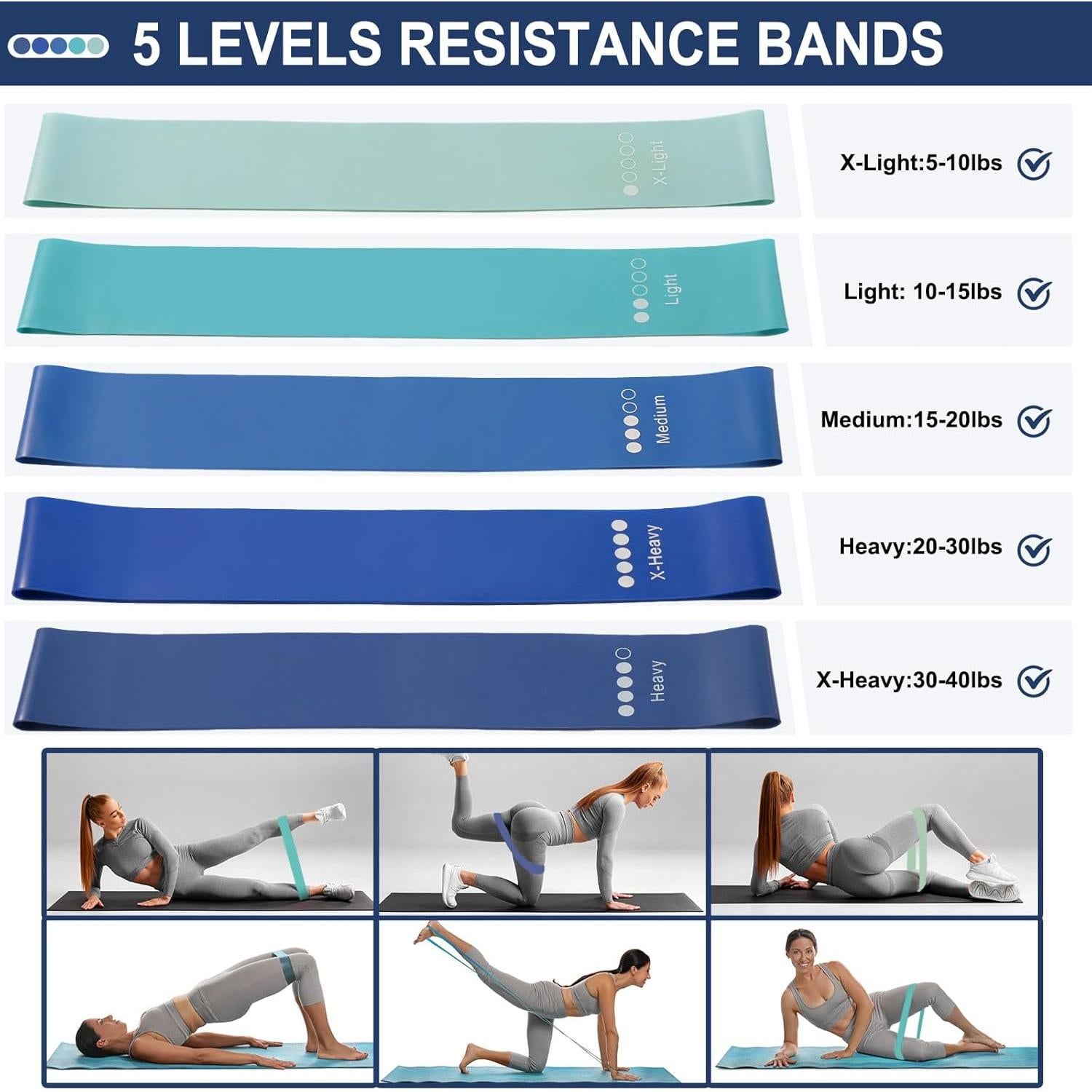 Kit de Pilates Floconssy: Calcetines Antideslizantes y Banda