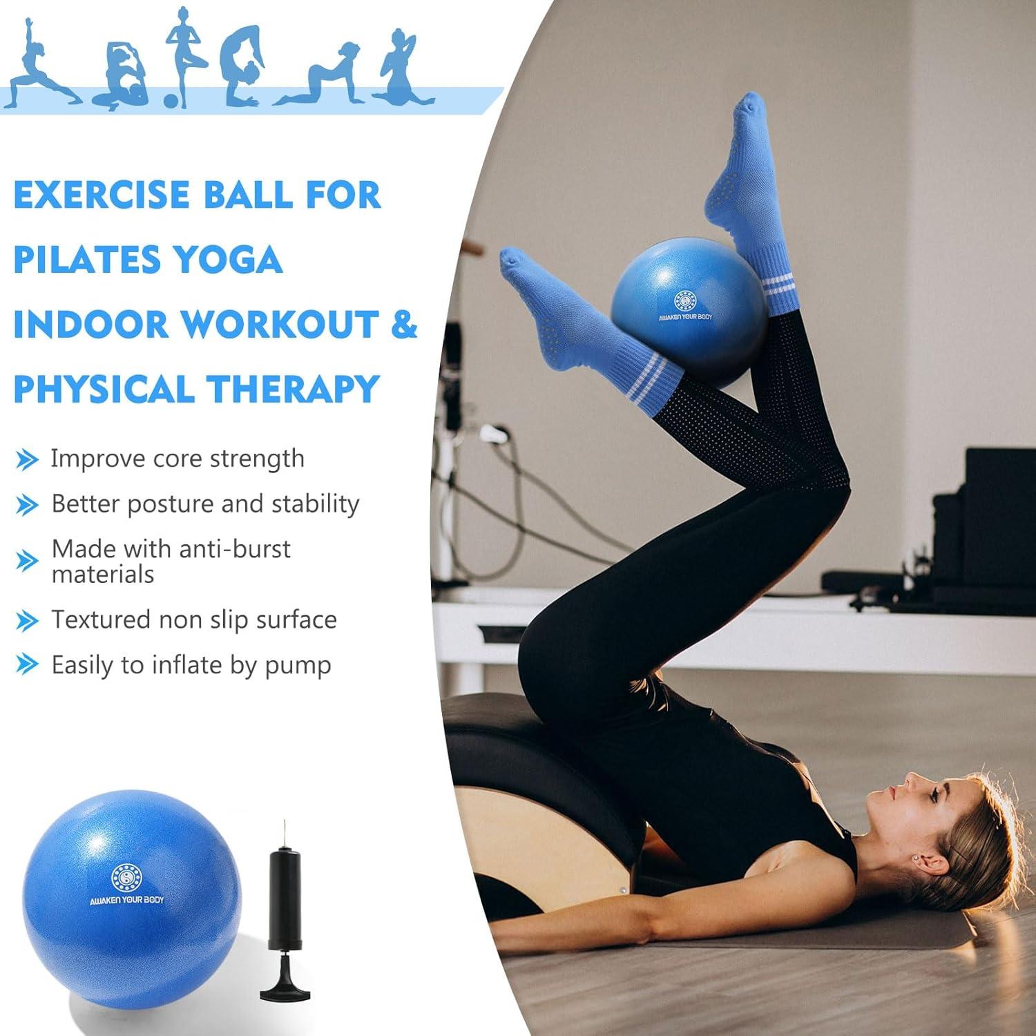 Kit de Pilates Floconssy: Calcetines Antideslizantes y Banda