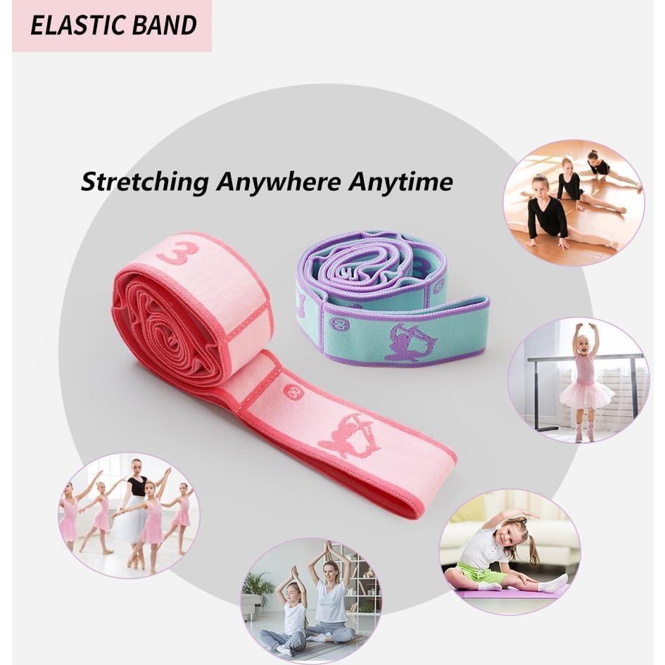 Correa Elástica para Estiramiento Infantil Xensamy 85cm 2 Pcs