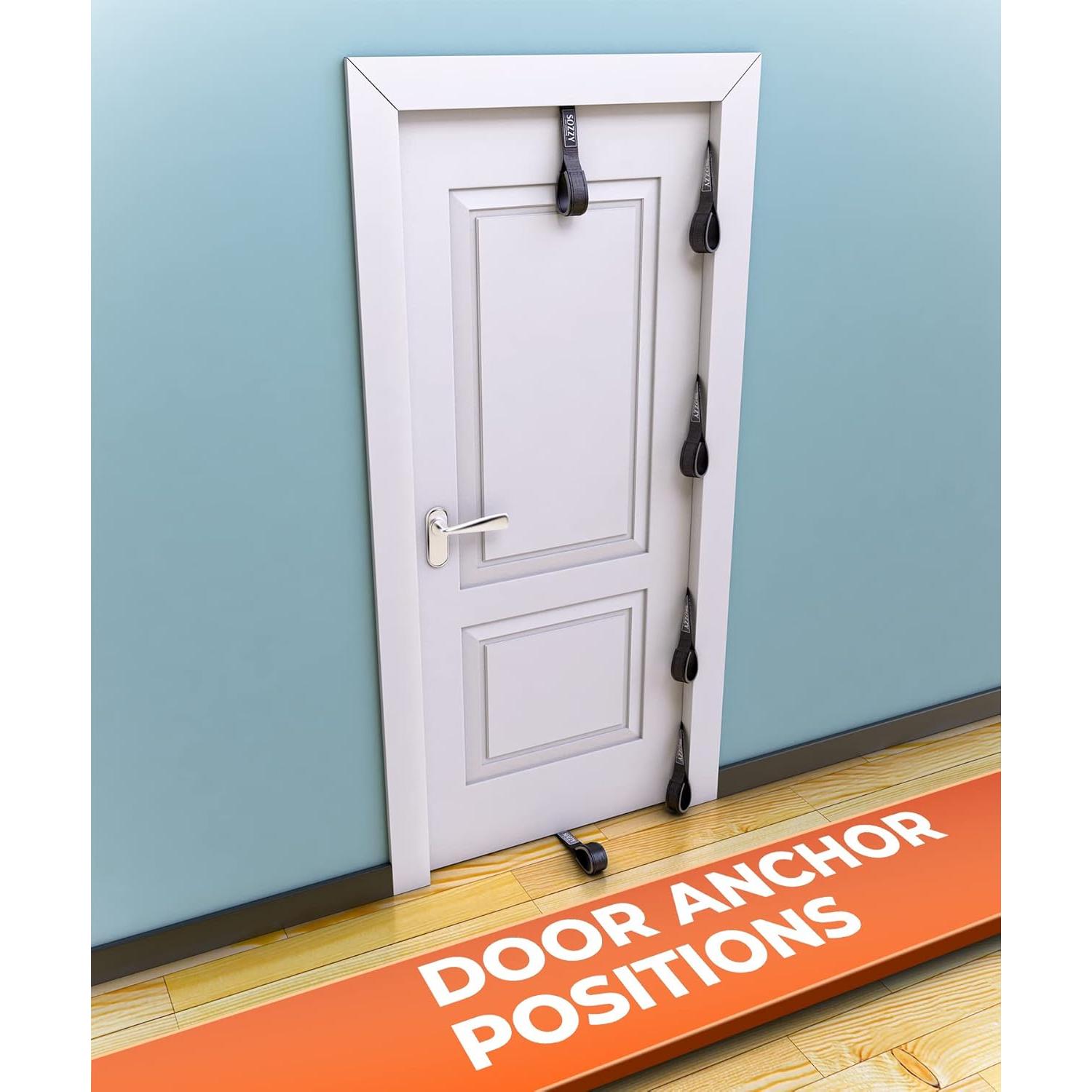 Ancla de puerta Sozzy para bandas de resistencia, alta resistencia